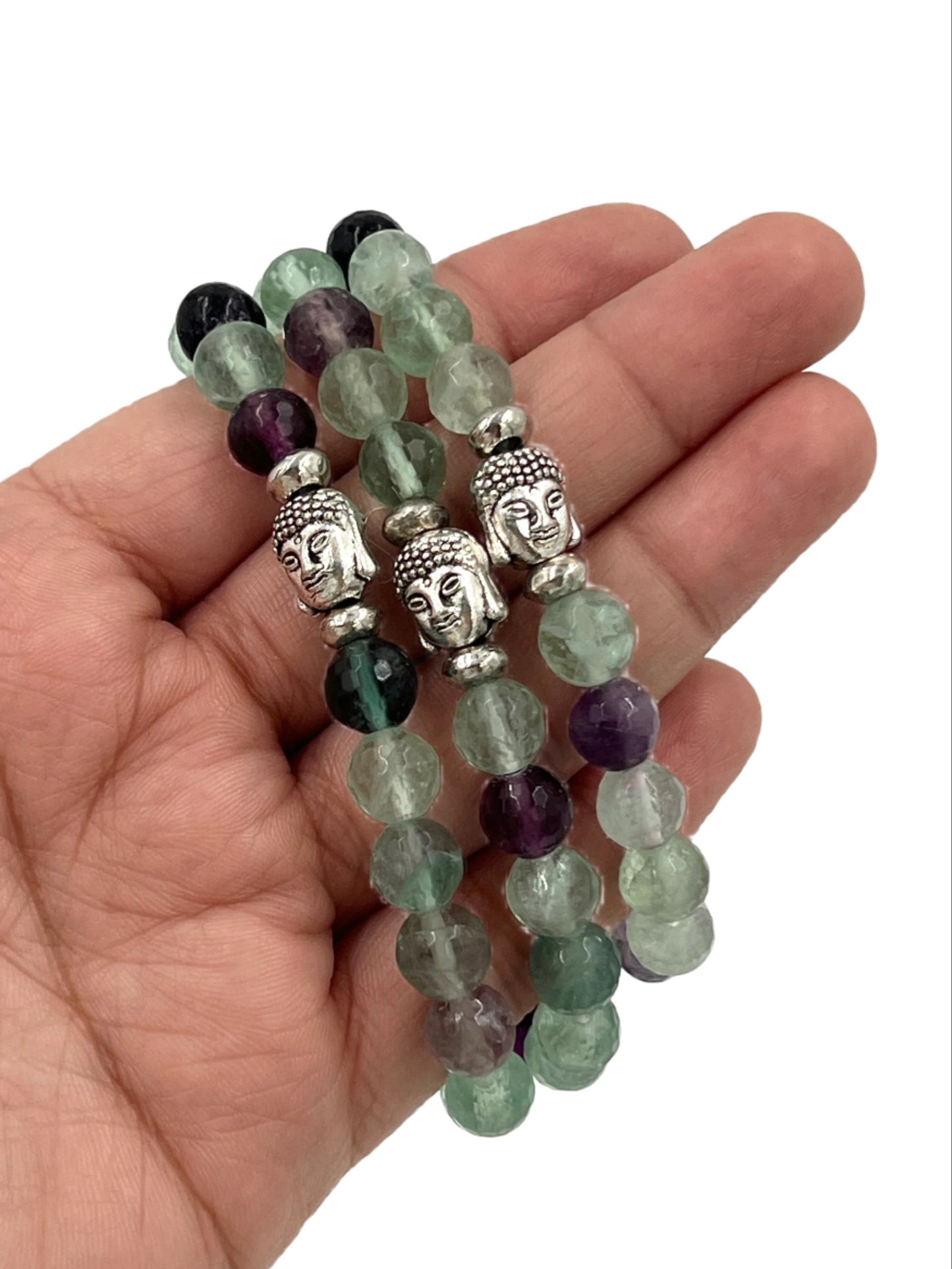 Fluorite Stretchy Bracelets