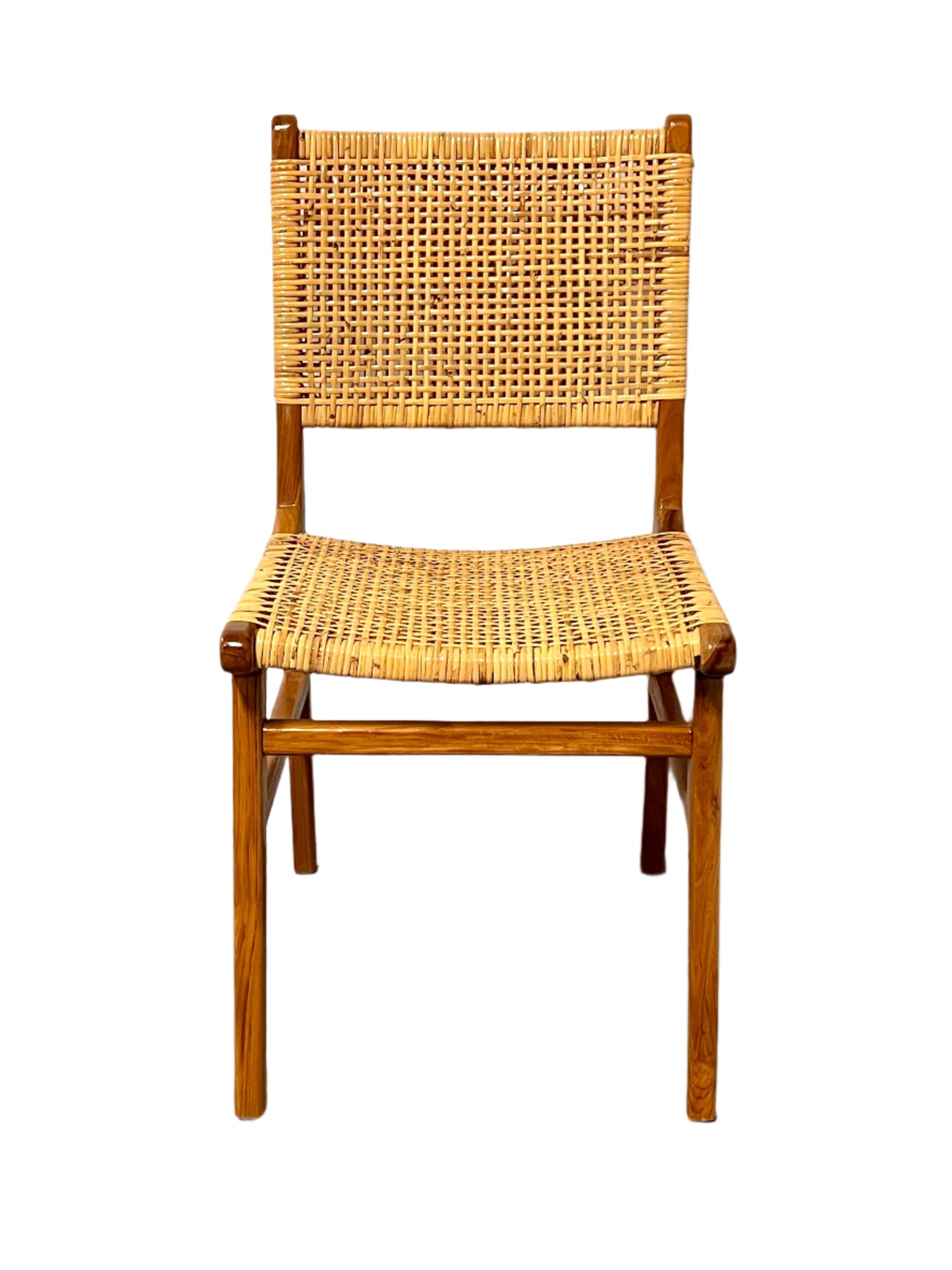 Teakwood Rattan Chair