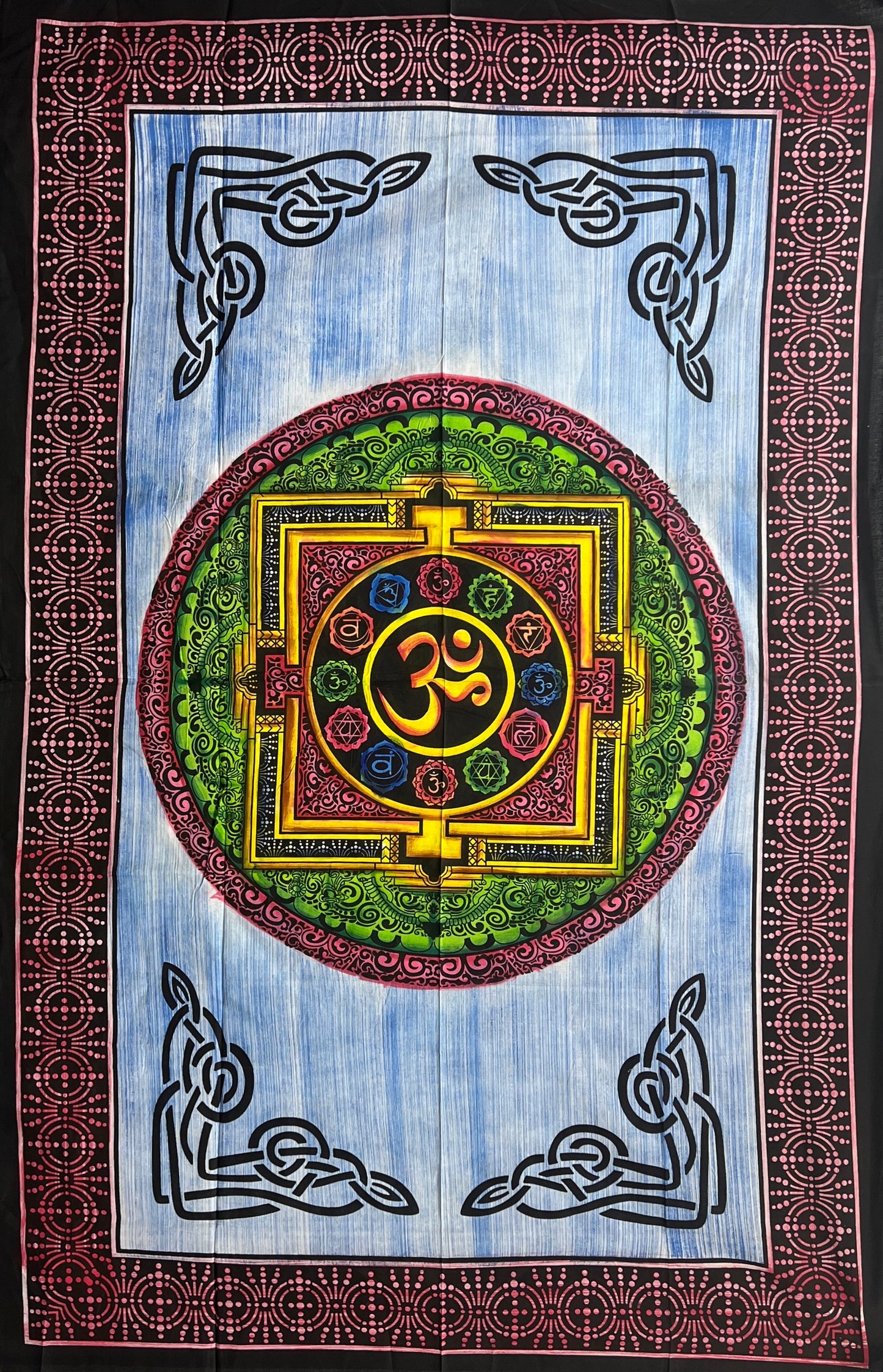 Om Mandala Tapestry