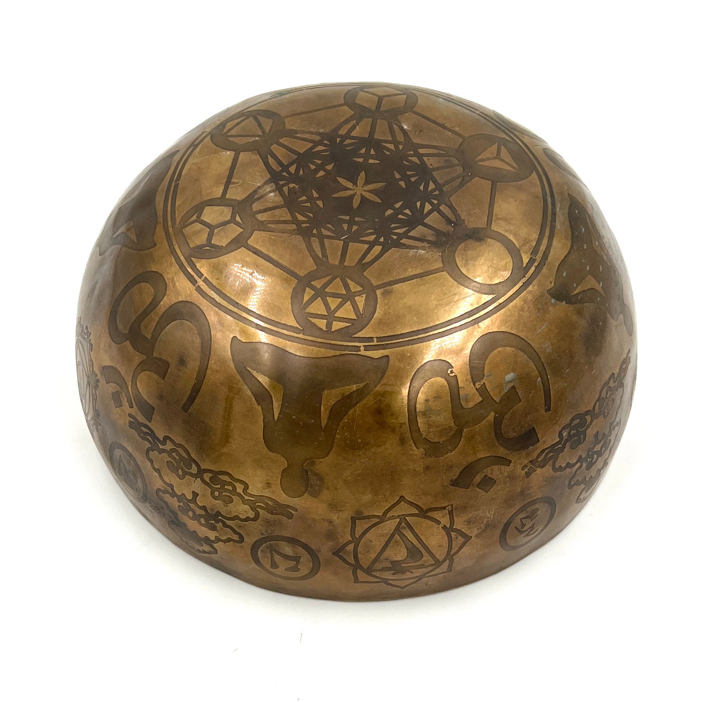 Hand Carved and Tuned Seven Metal Indian Singing Bowls
