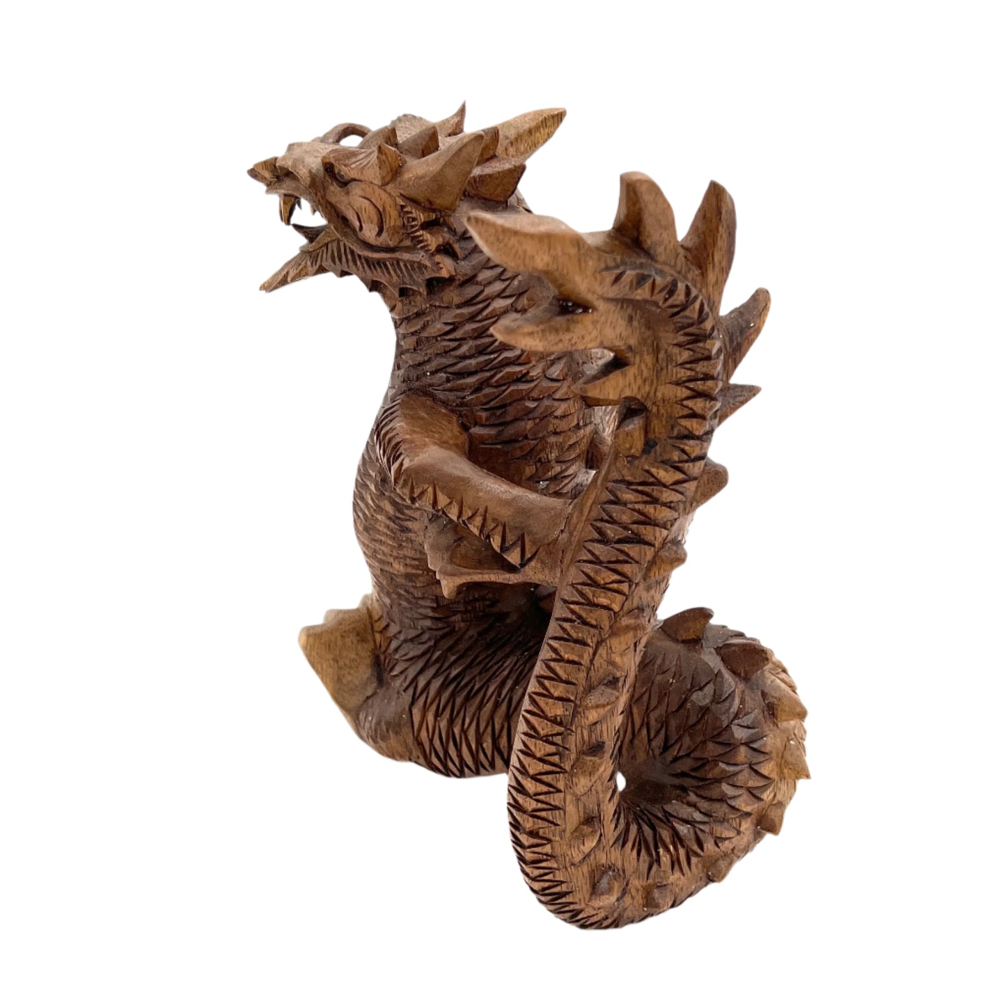 Dragon Intricate Wood Carvings - 3 Sizes