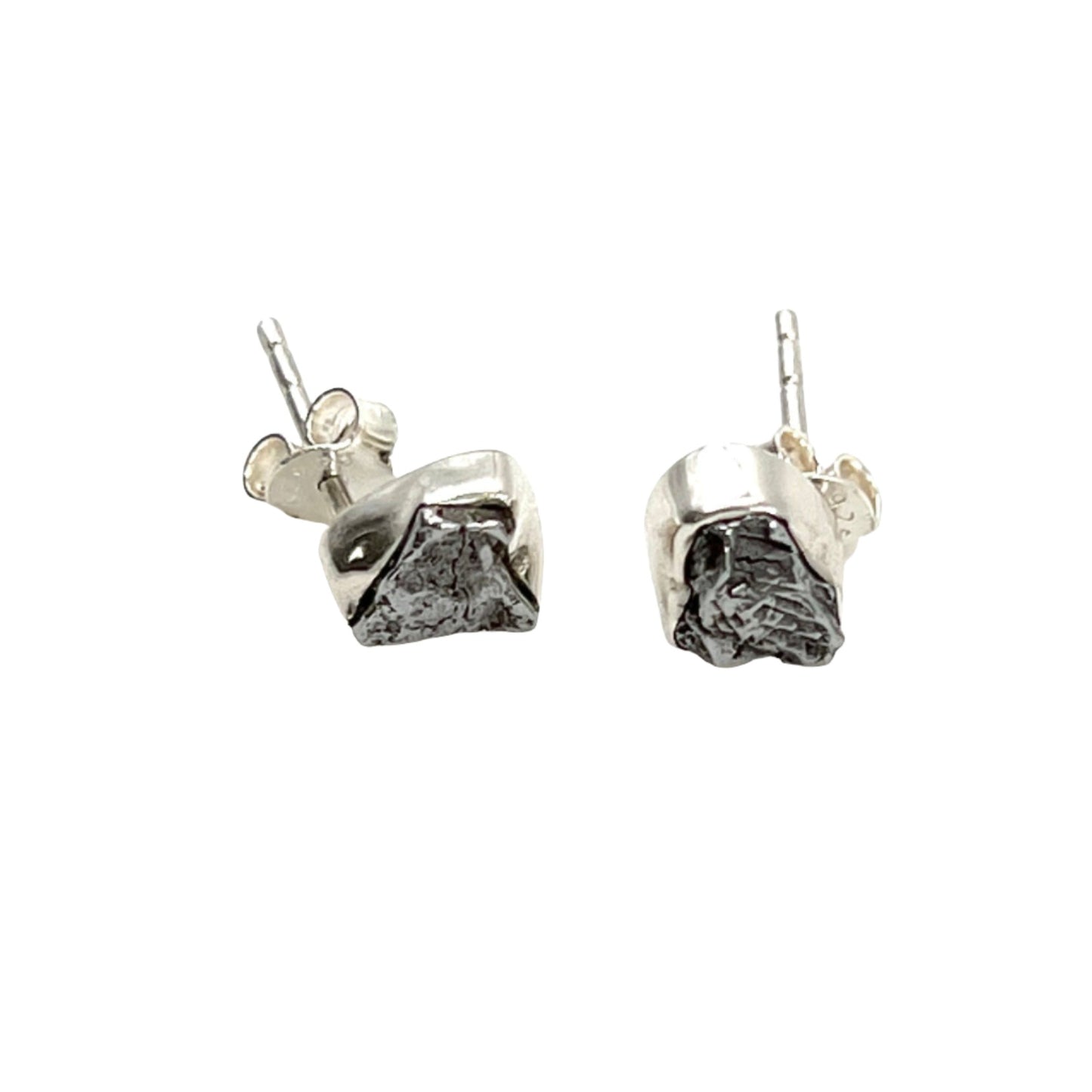 Iron Meteorite Freeform Studs