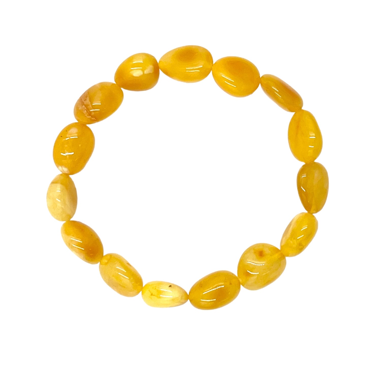Amber Oval Stretchy Bracelets