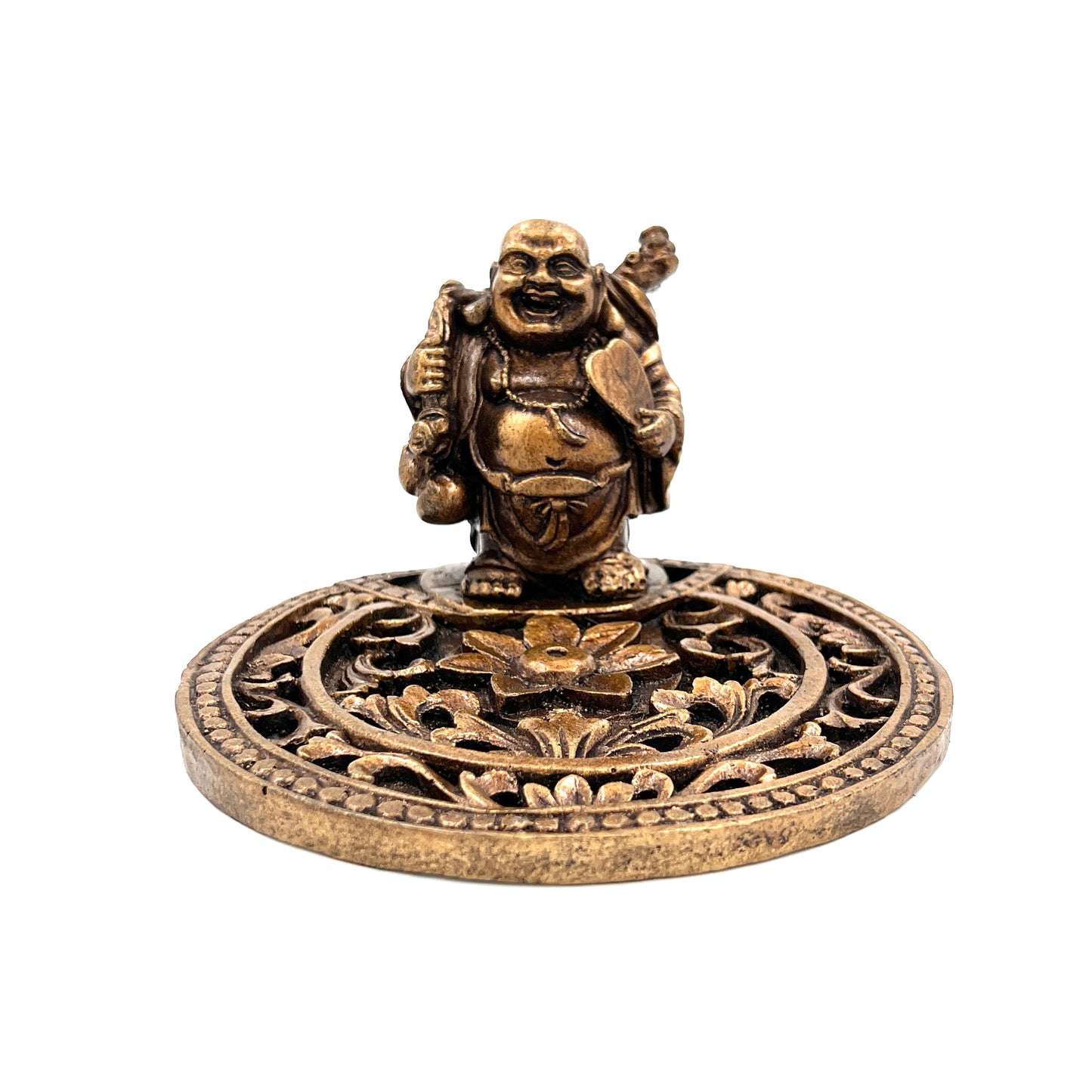 Resin Ho Tei Buddha Incense Burner