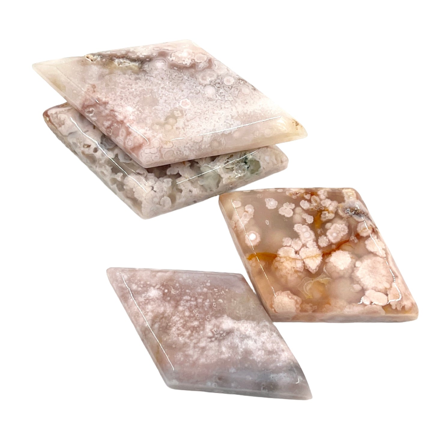 Flower Agate Diamonds