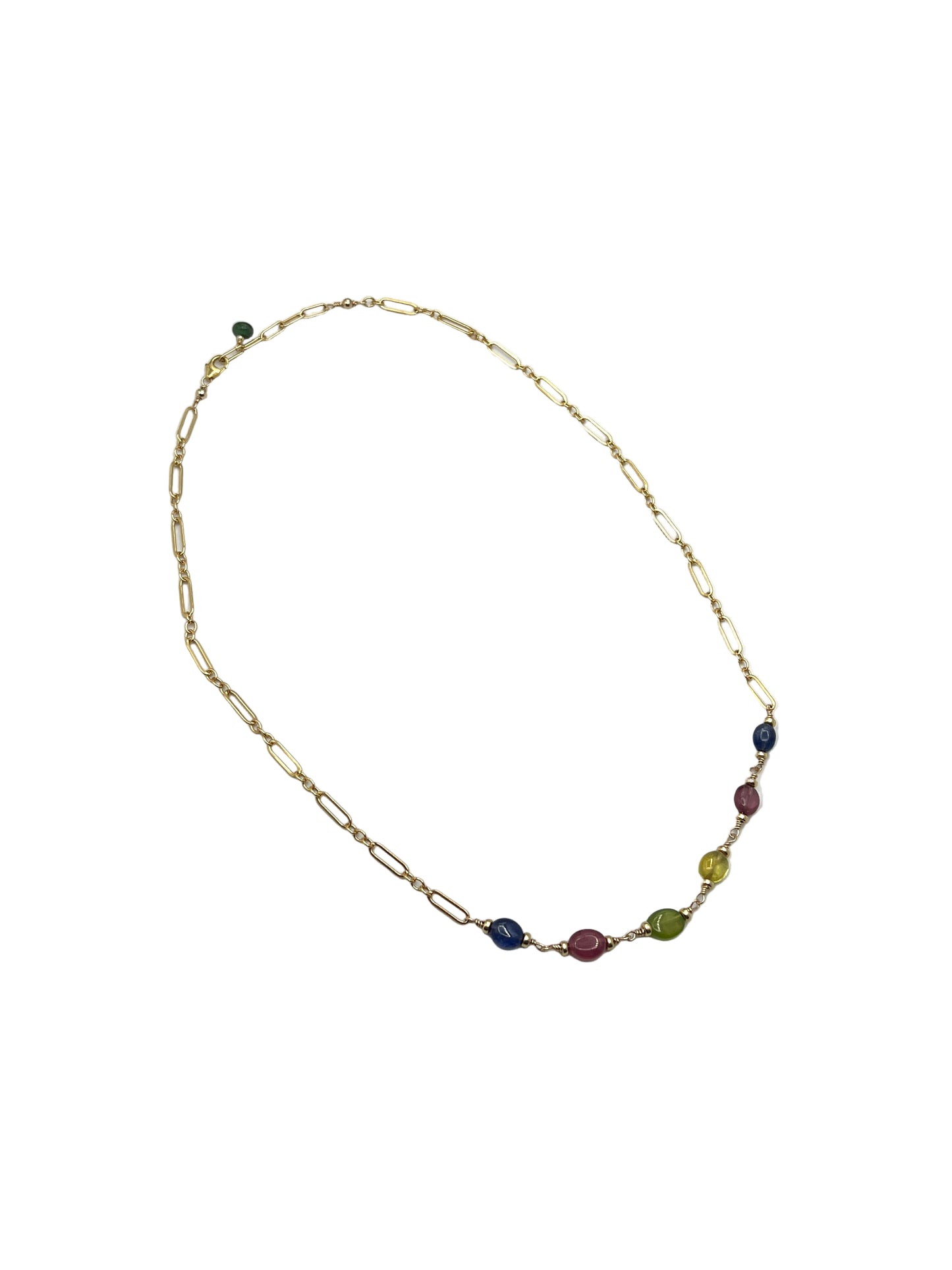Sapphire Gold Filled Necklaces