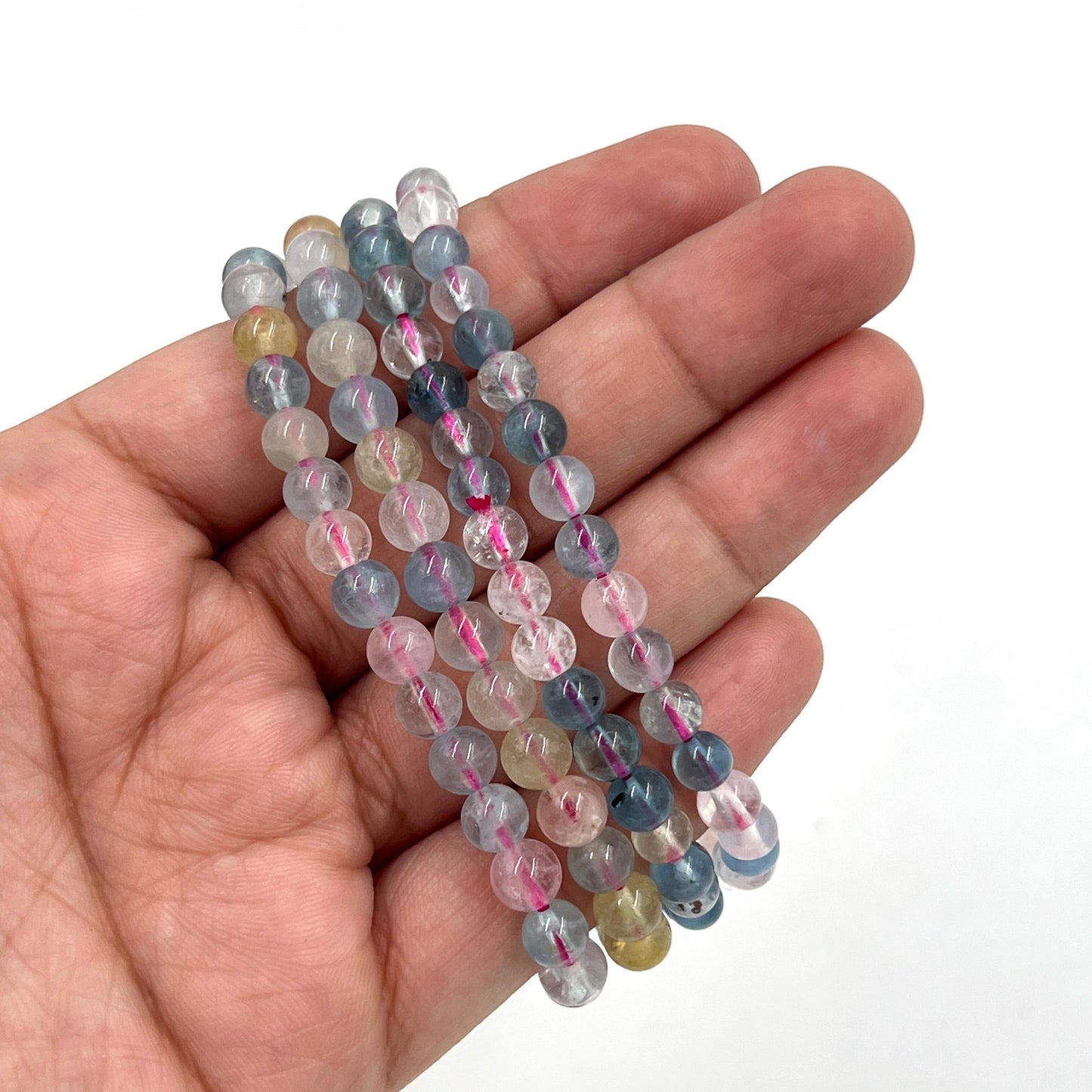 Mixed Beryl Stretchy Bracelets