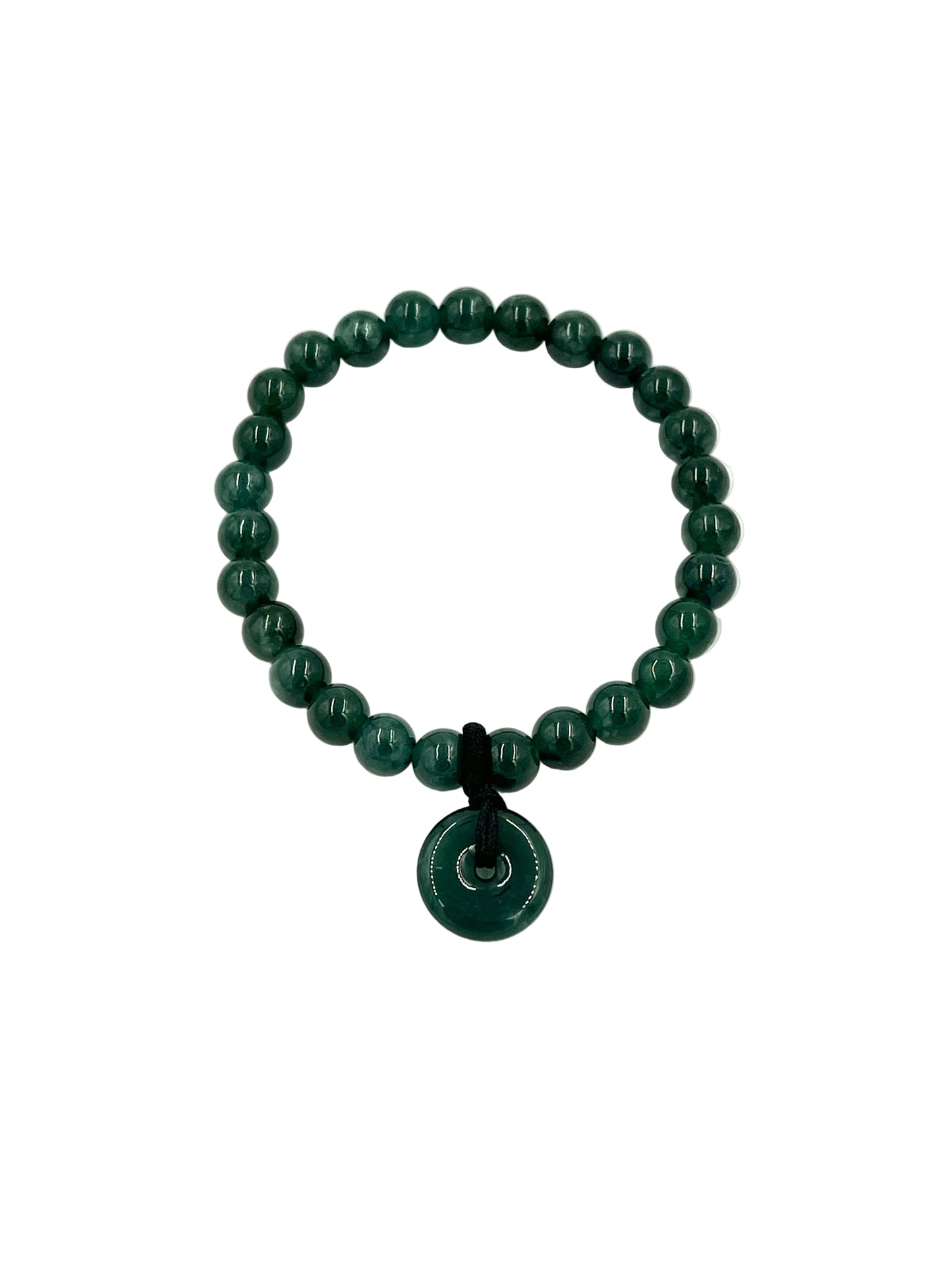 Jade Coin Beaded Bracelet