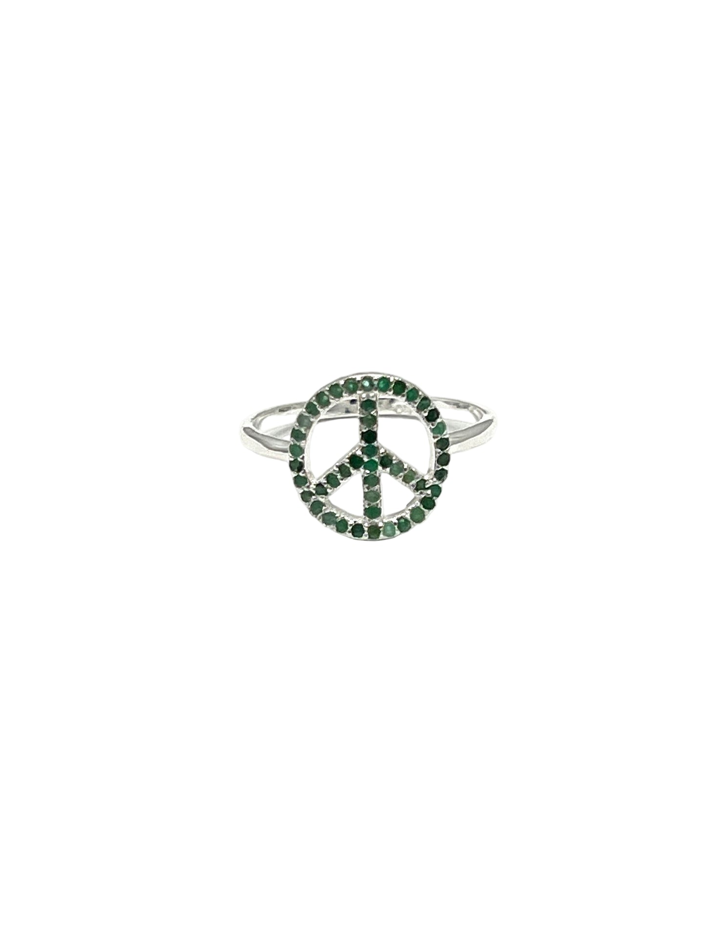Gemstone Peace Ring