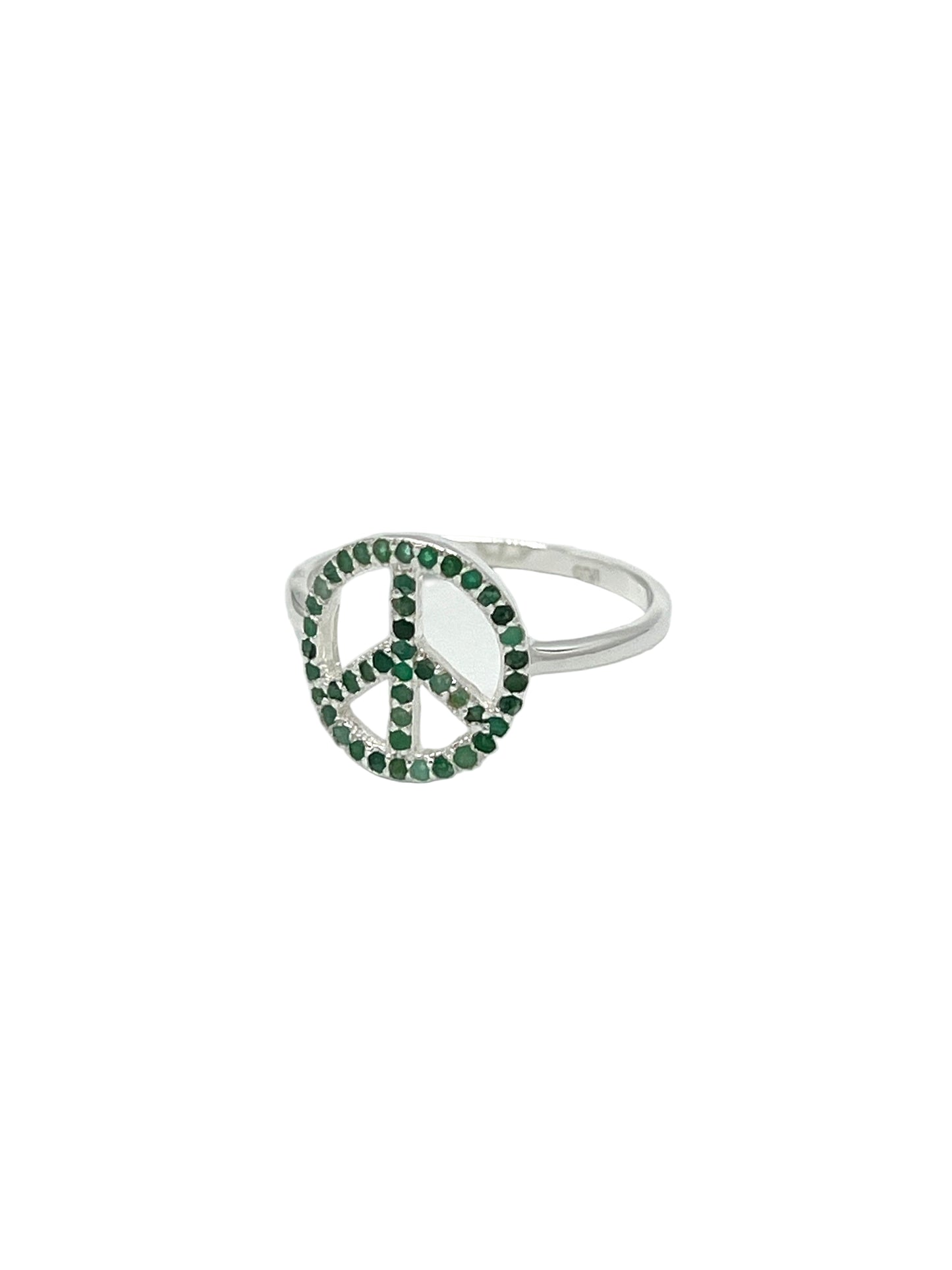 Gemstone Peace Ring