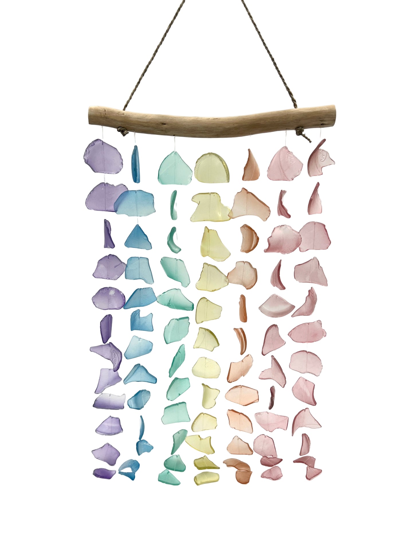 Rainbow Glass Wind Chime