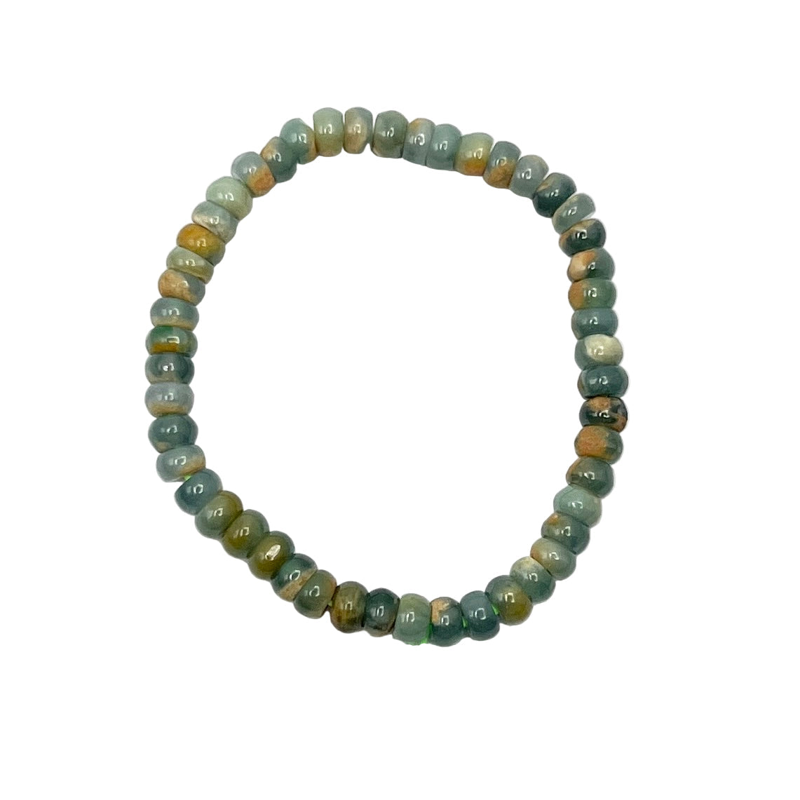 Jade Tube Stretchy Bracelet