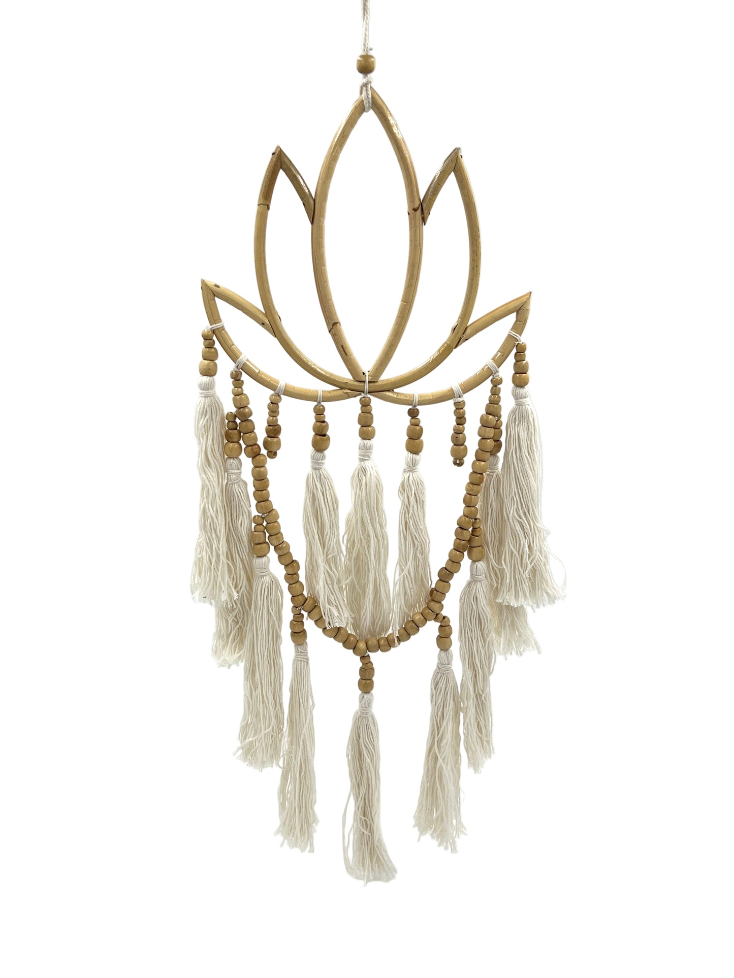 Beaded Lotus Dream Catcher