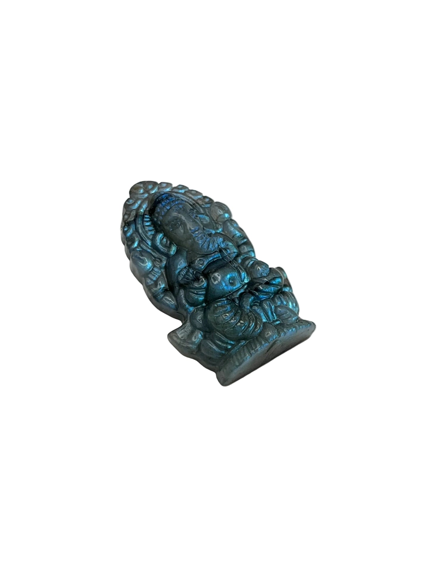 Labradorite Ganesh Carving