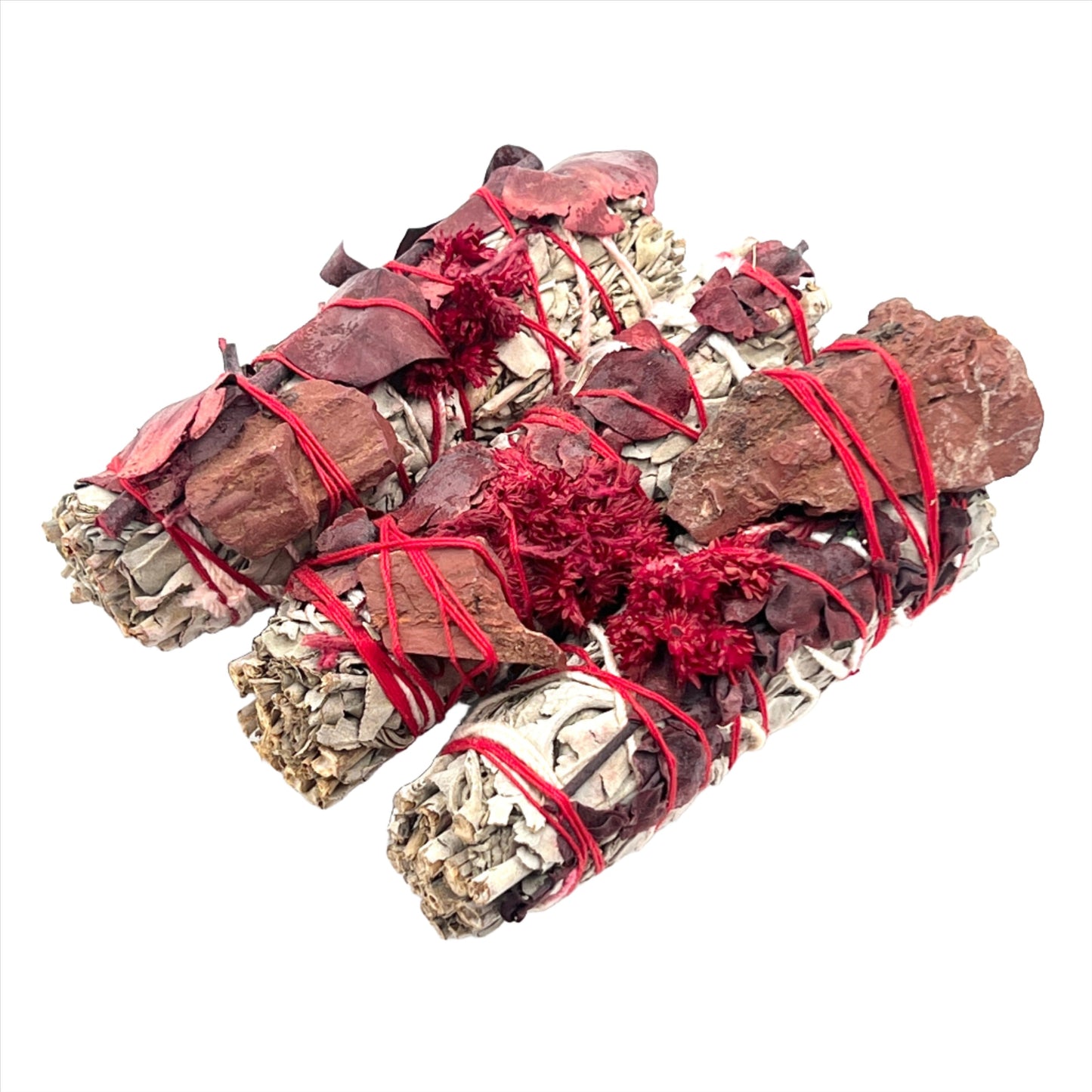 4" Jasper Blood Sage Bundles