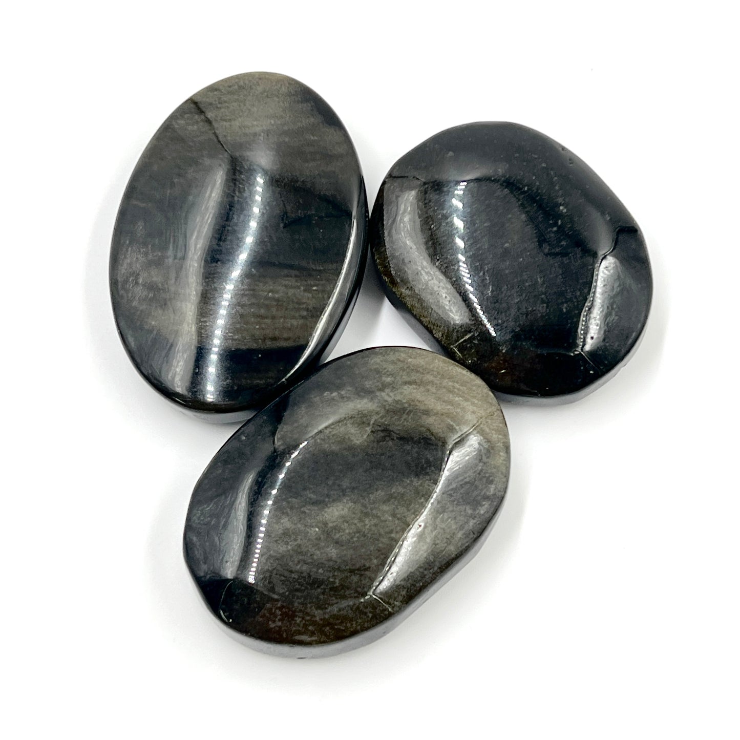 Gold Sheen Obsidian Palm Stones