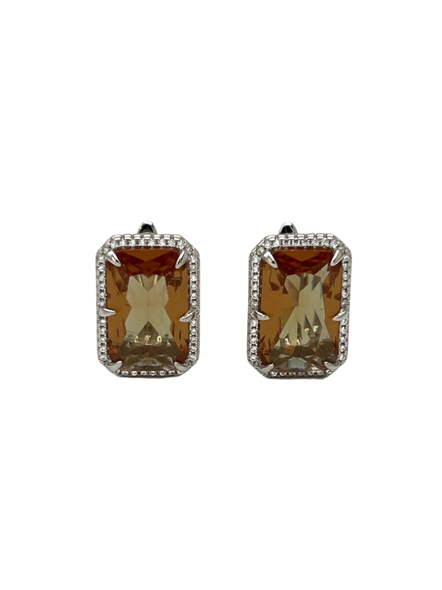 Silver Zultanite Faceted Earrings