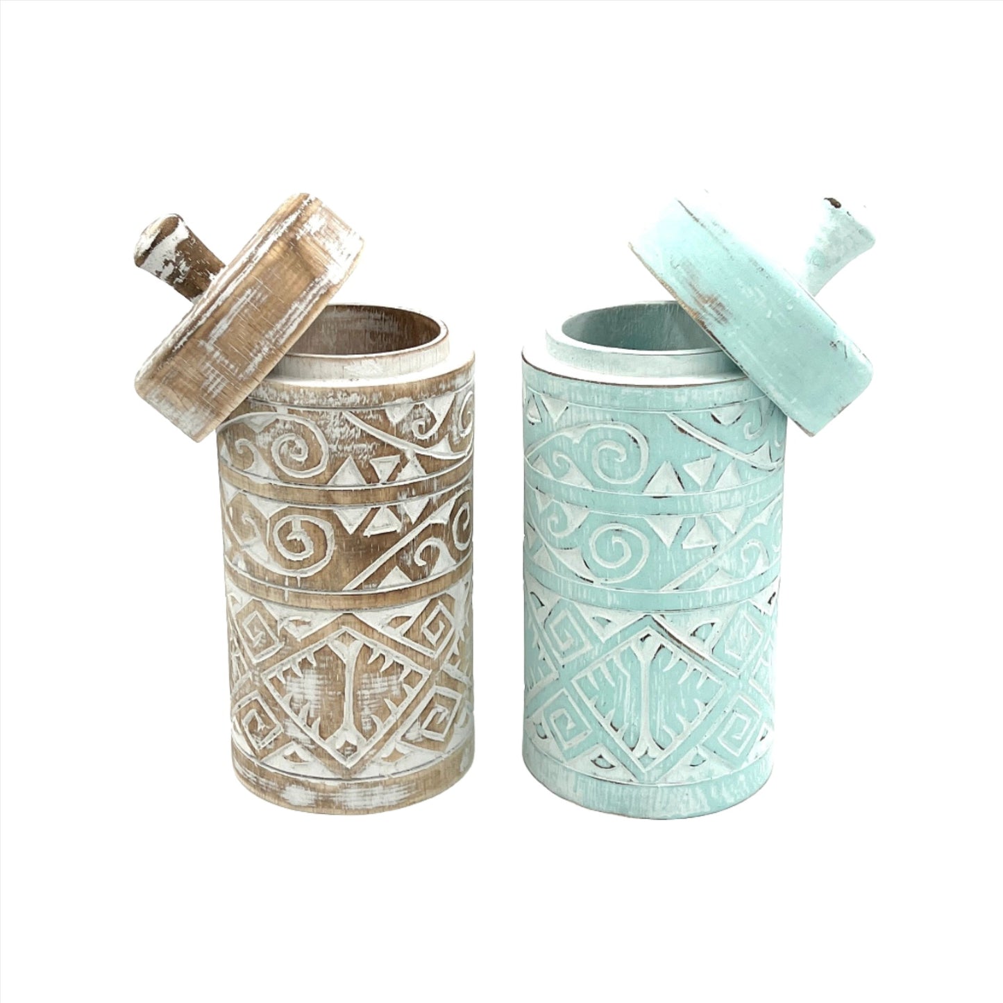 Carved Decor Containers