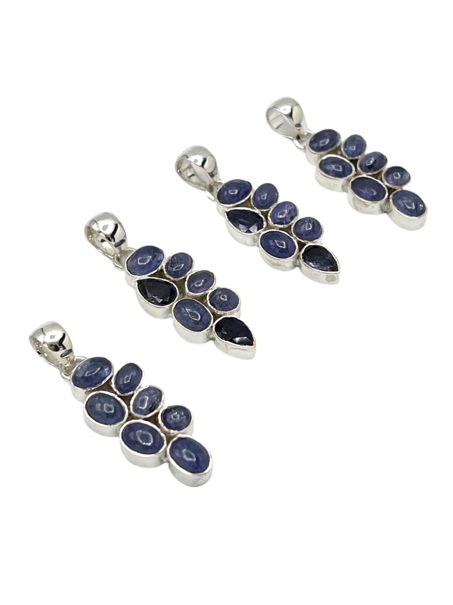 Sterling Silver Tanzanite Pendants