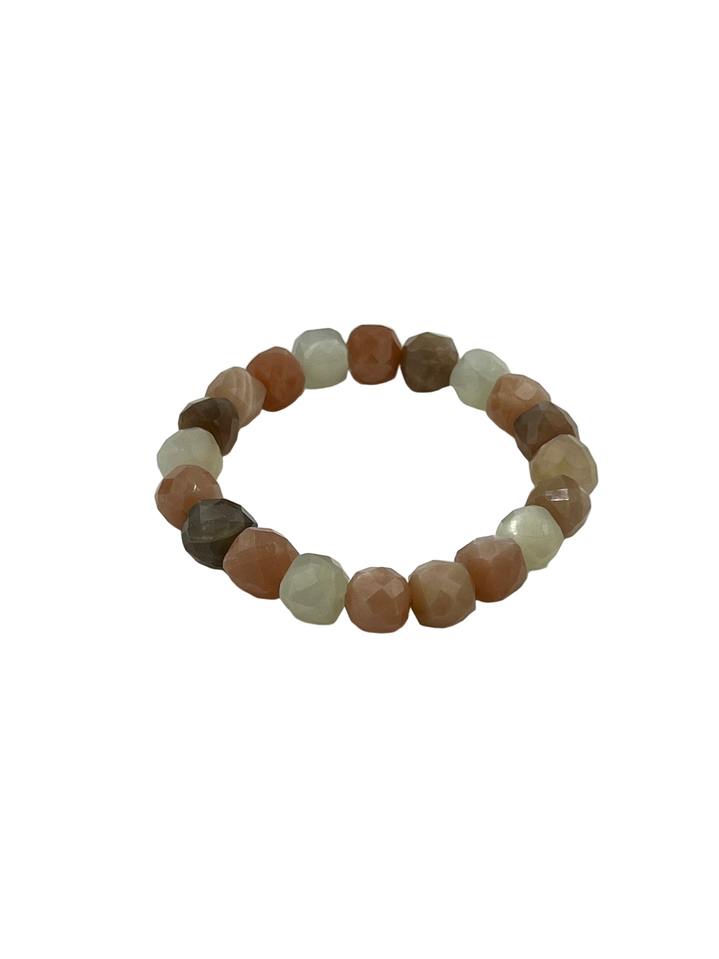 Cats Eye Moonstone Beaded Bracelet