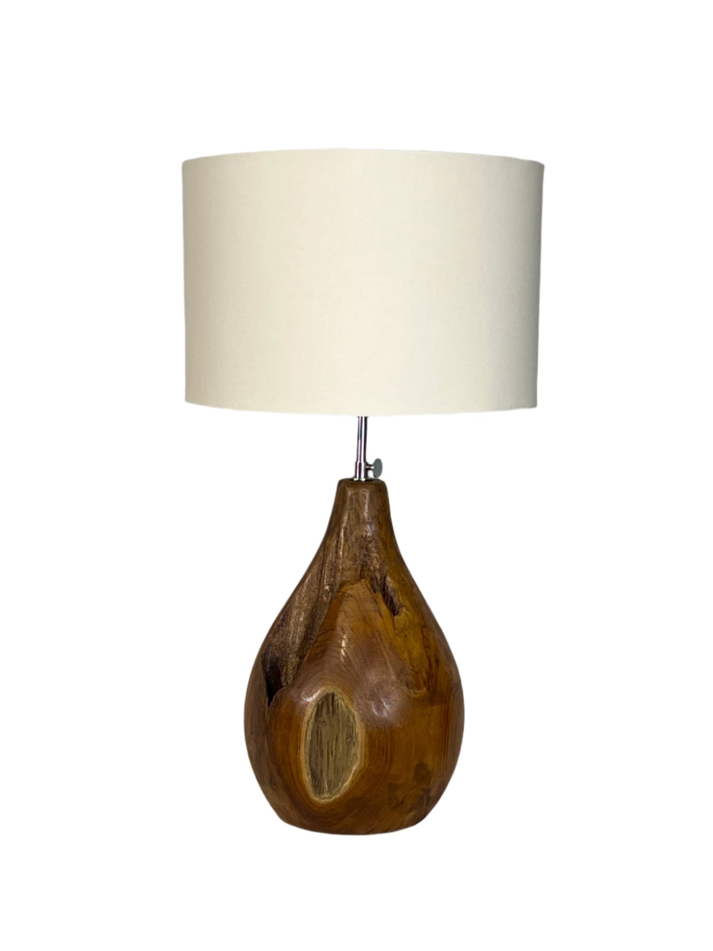 Teak Drop Table Lamp