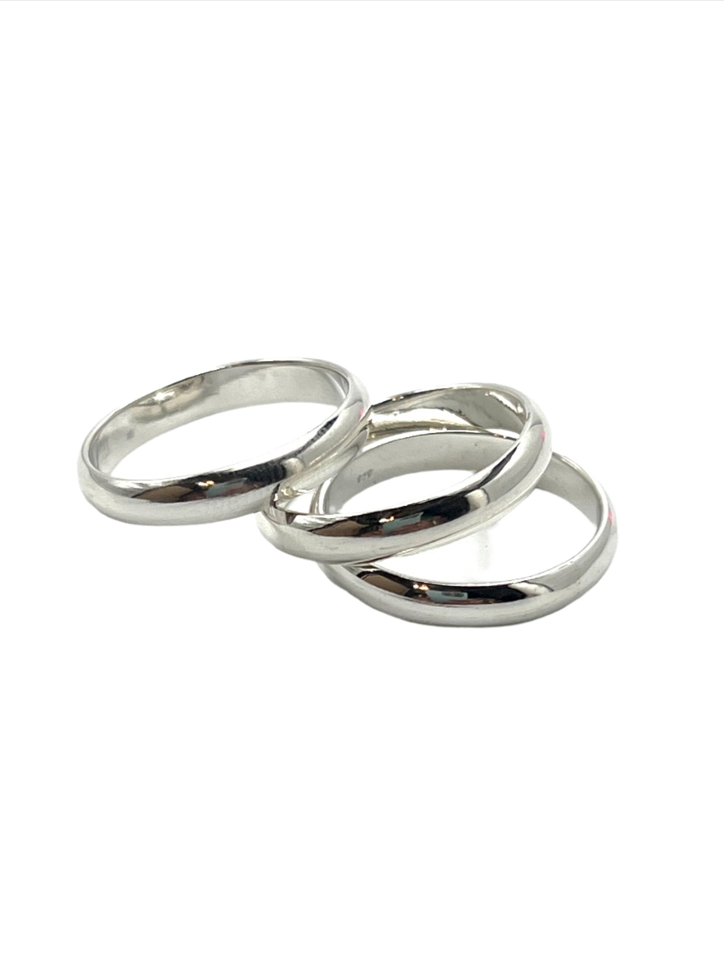 Sterling Silver Plain Band Ring