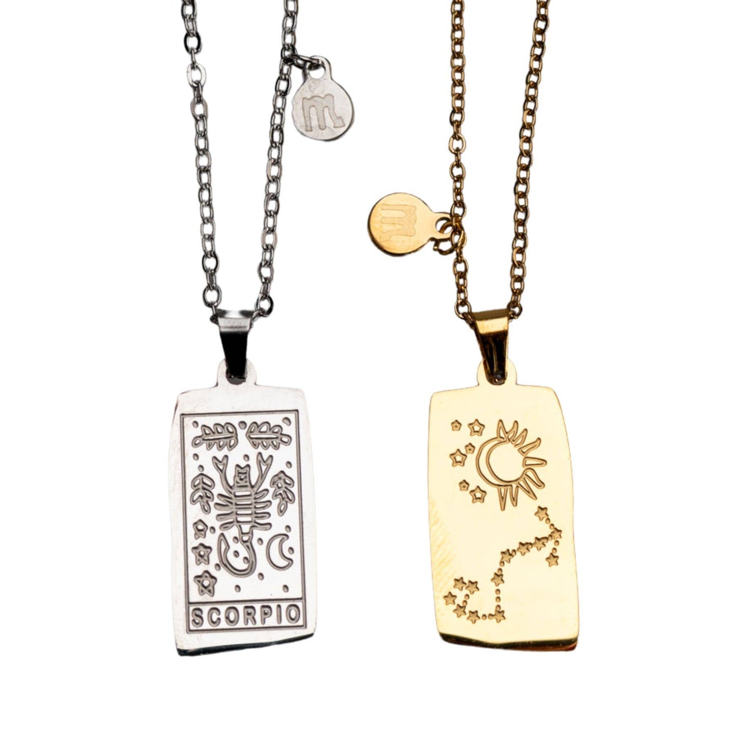 Zodiac Tarot Card & Astrology Necklace