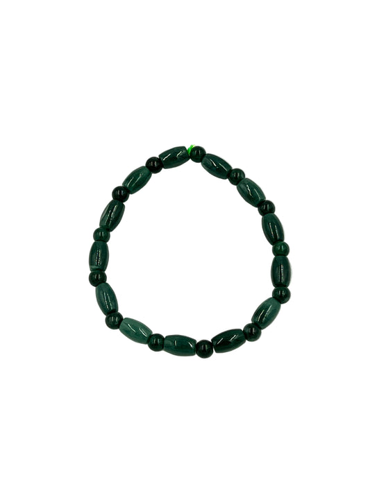 Jade Oval Beaded Bracelet