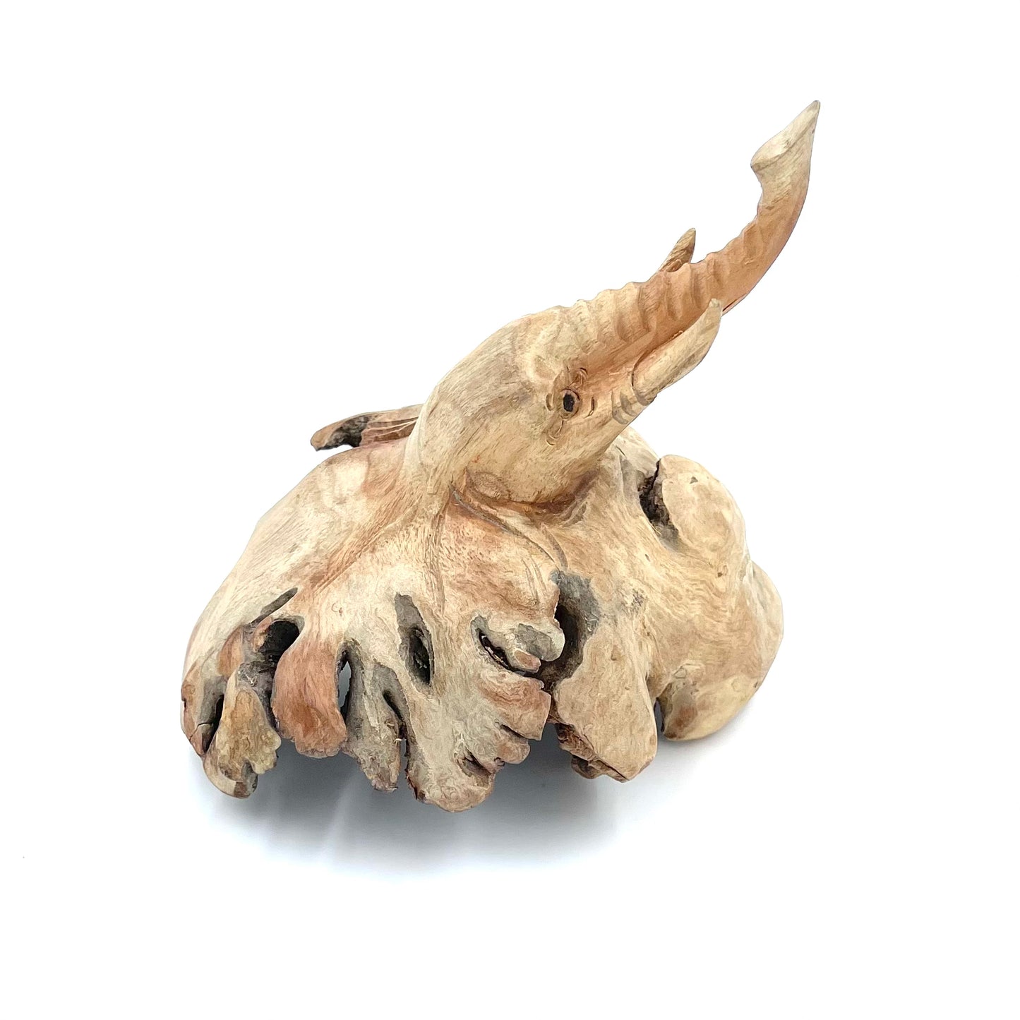 Parasite Wood Elephant Carvings