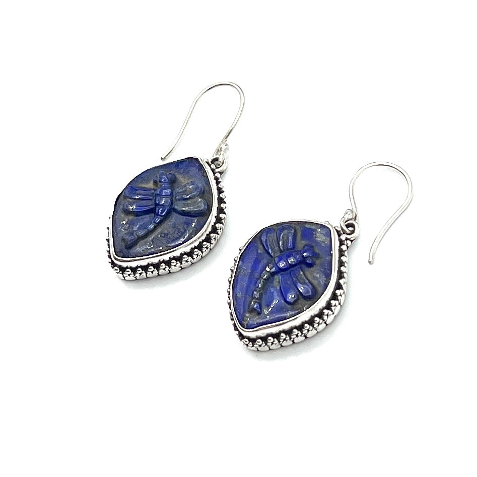 Dragonfly Gemstone Earrings