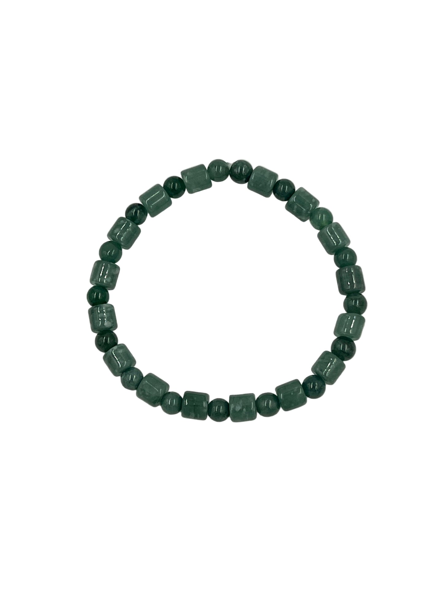 Jade Tube Beaded Bracelets