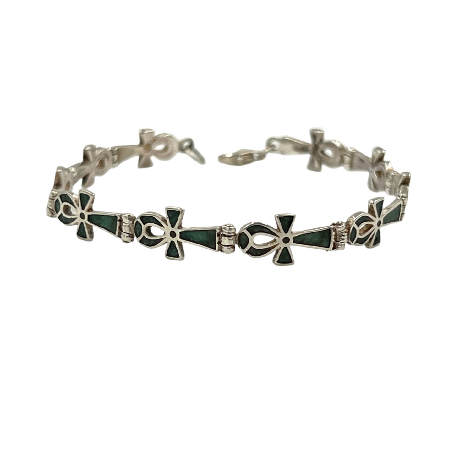 Silver Ankh Bracelets