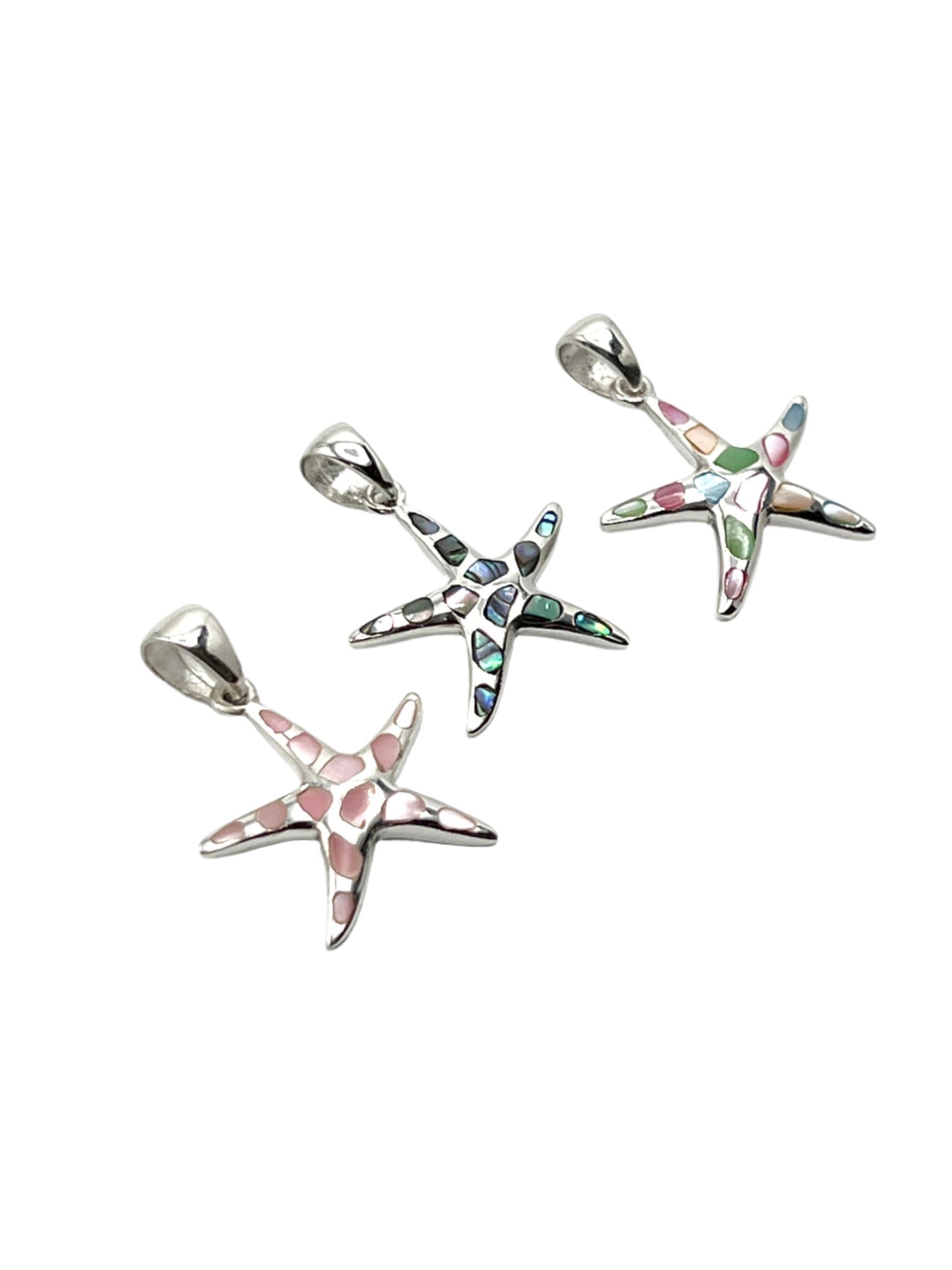 Shell Starfish Pendants