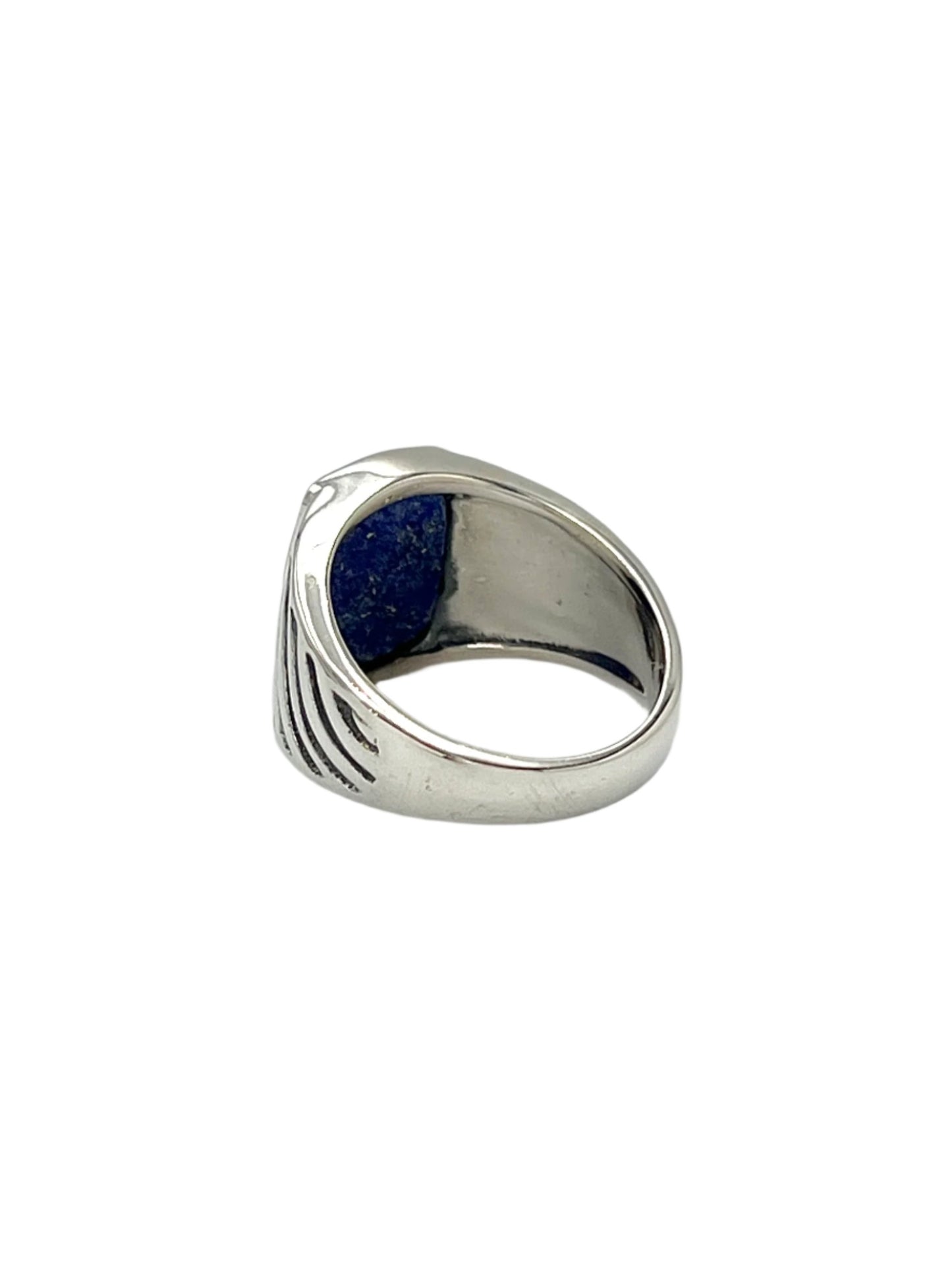 Sterling Silver Gemstone Wave Design Rings