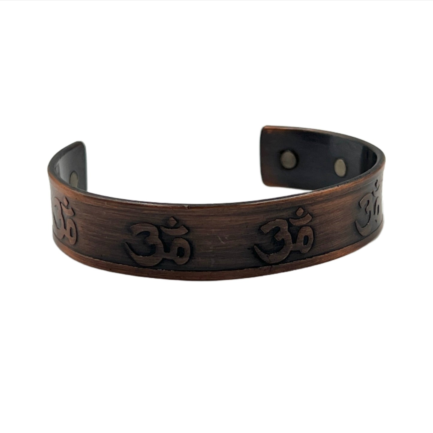 Om Copper Magnetic Bracelet