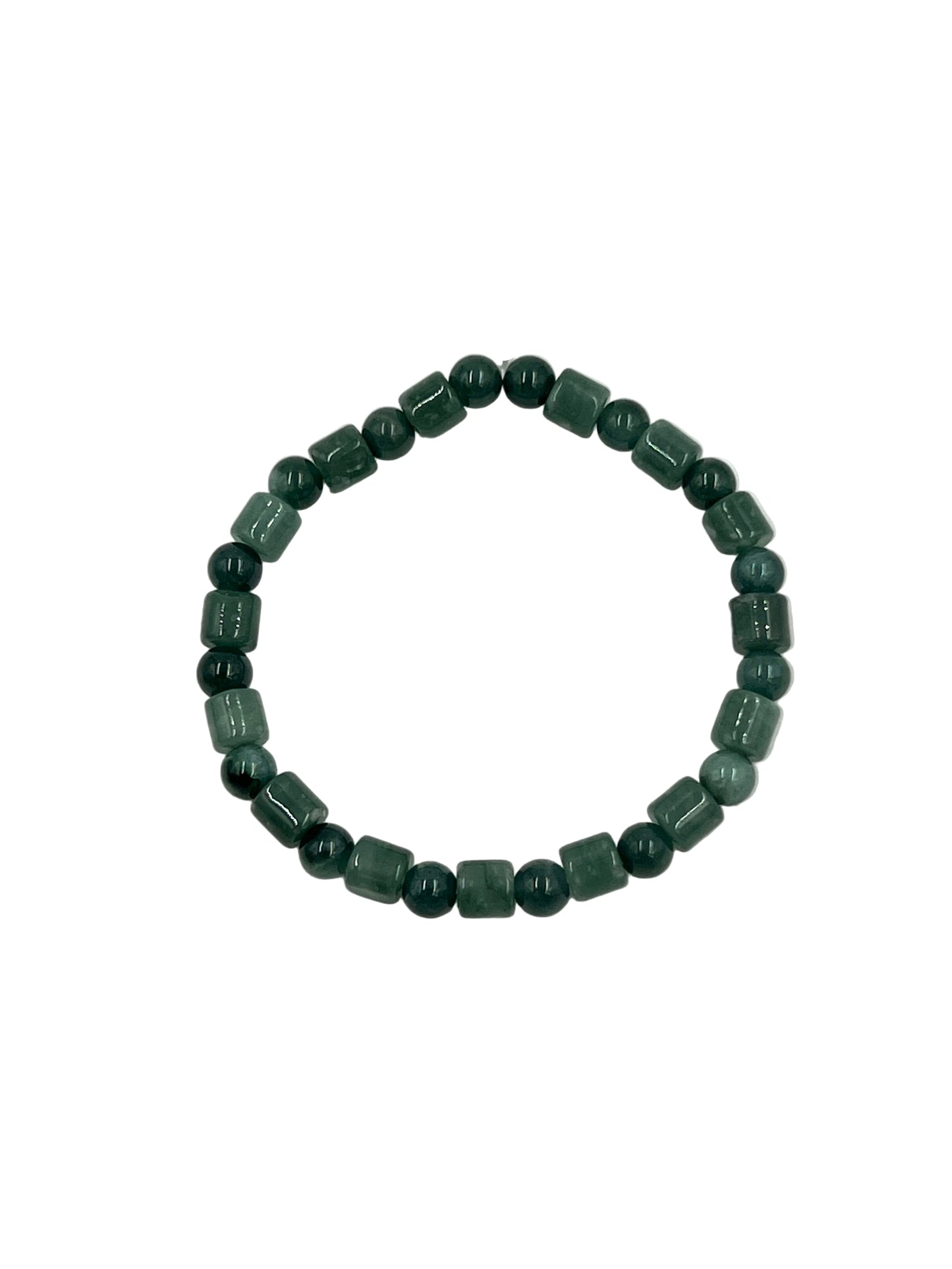 Jade Tube Beaded Bracelets