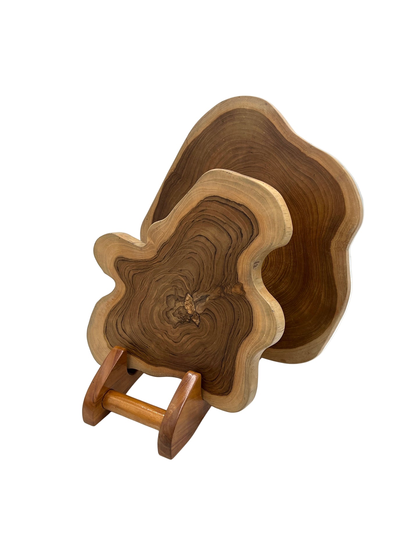 Teak Plate Display