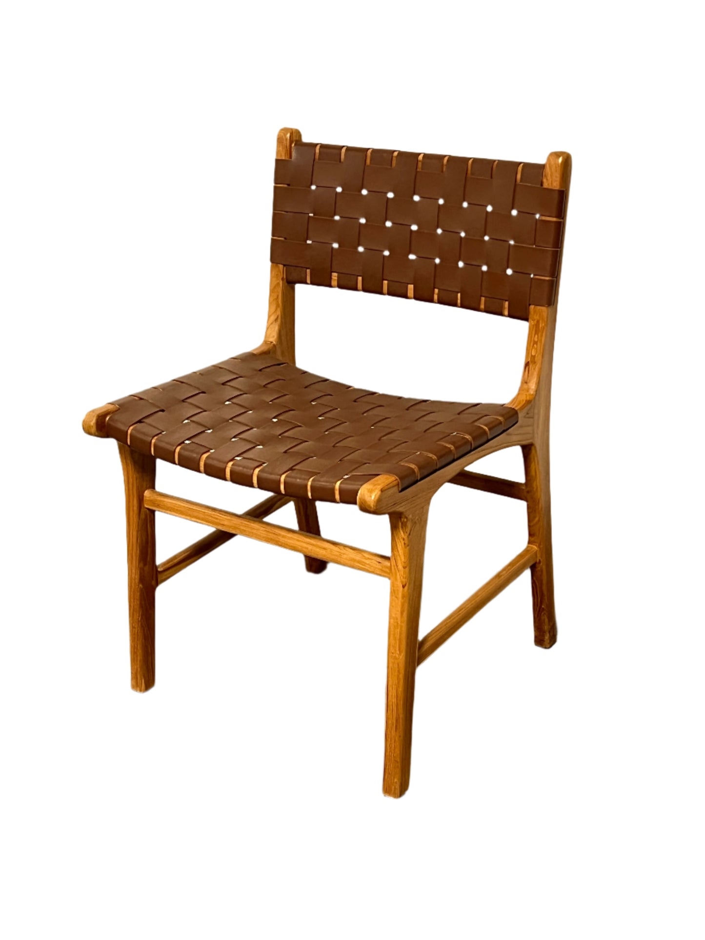 Leather Teakwood Chair