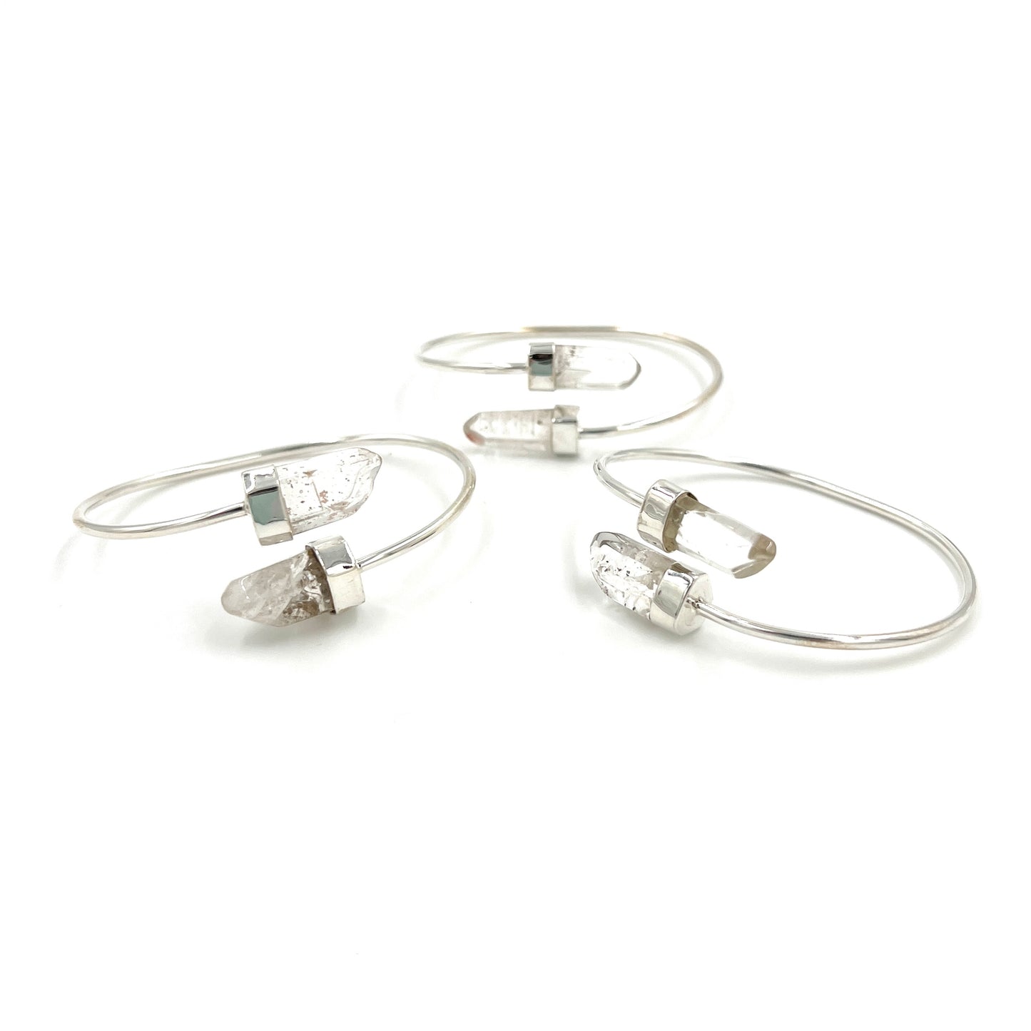 Clear Quartz Double Point Bracelet