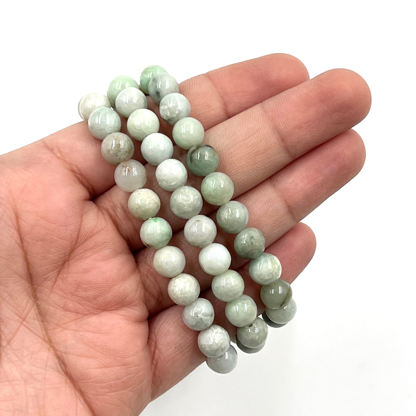 Burmese Jade Stretchy Bracelets