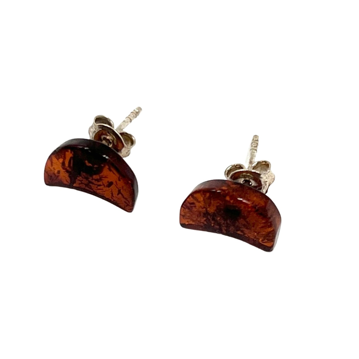 Amber Moon Studs