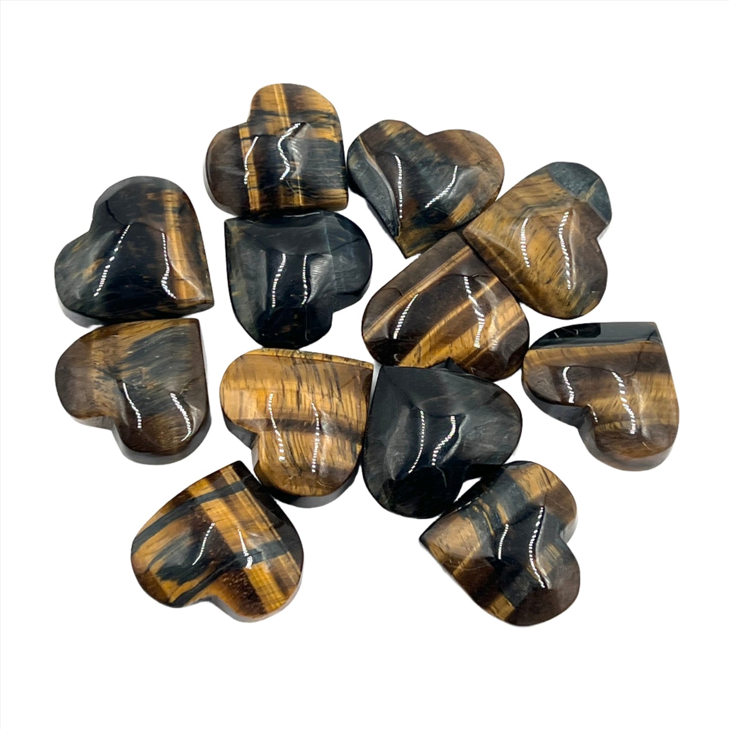 Tigers Eye Hearts