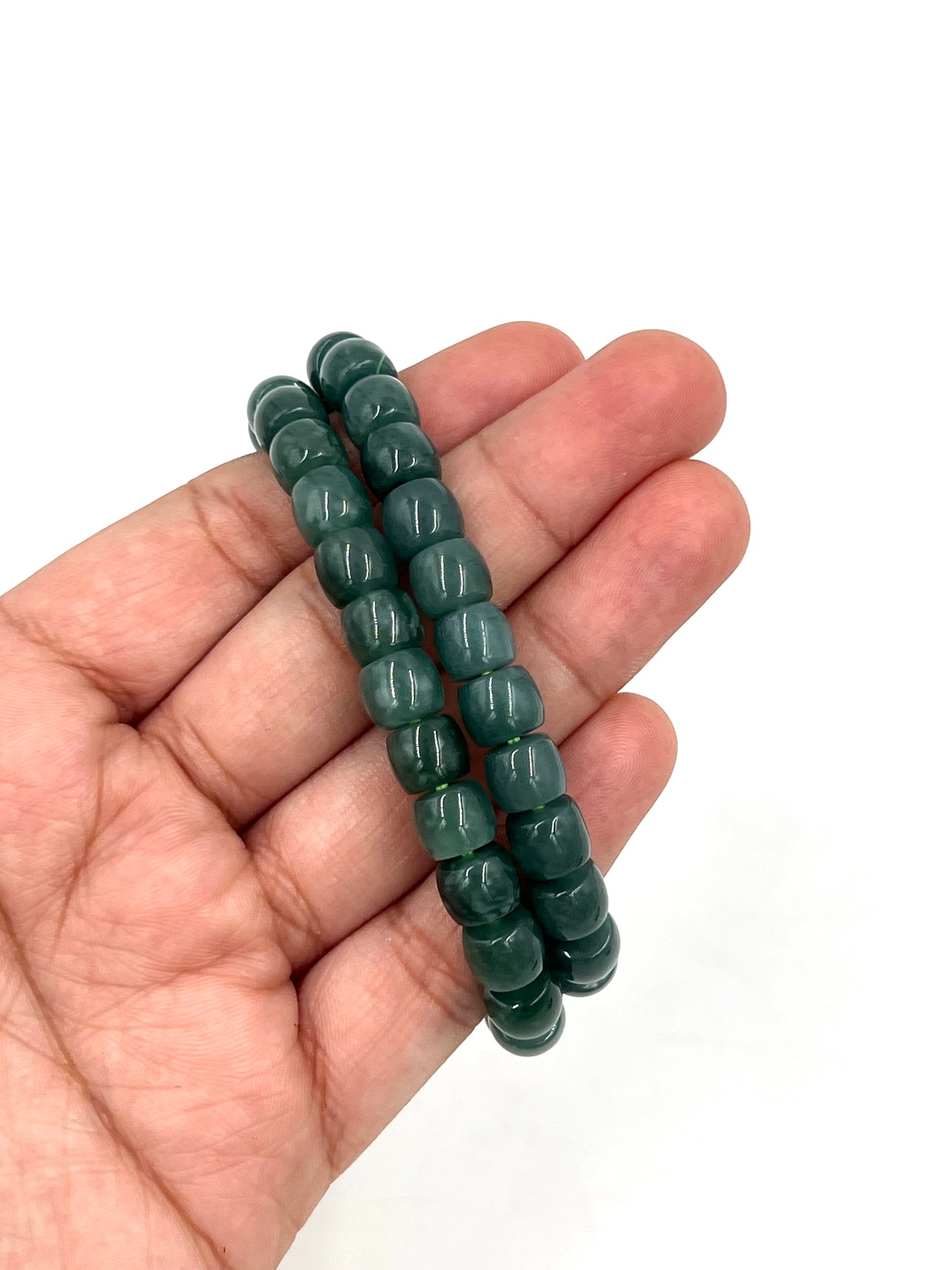 Jade Barrel Bracelets