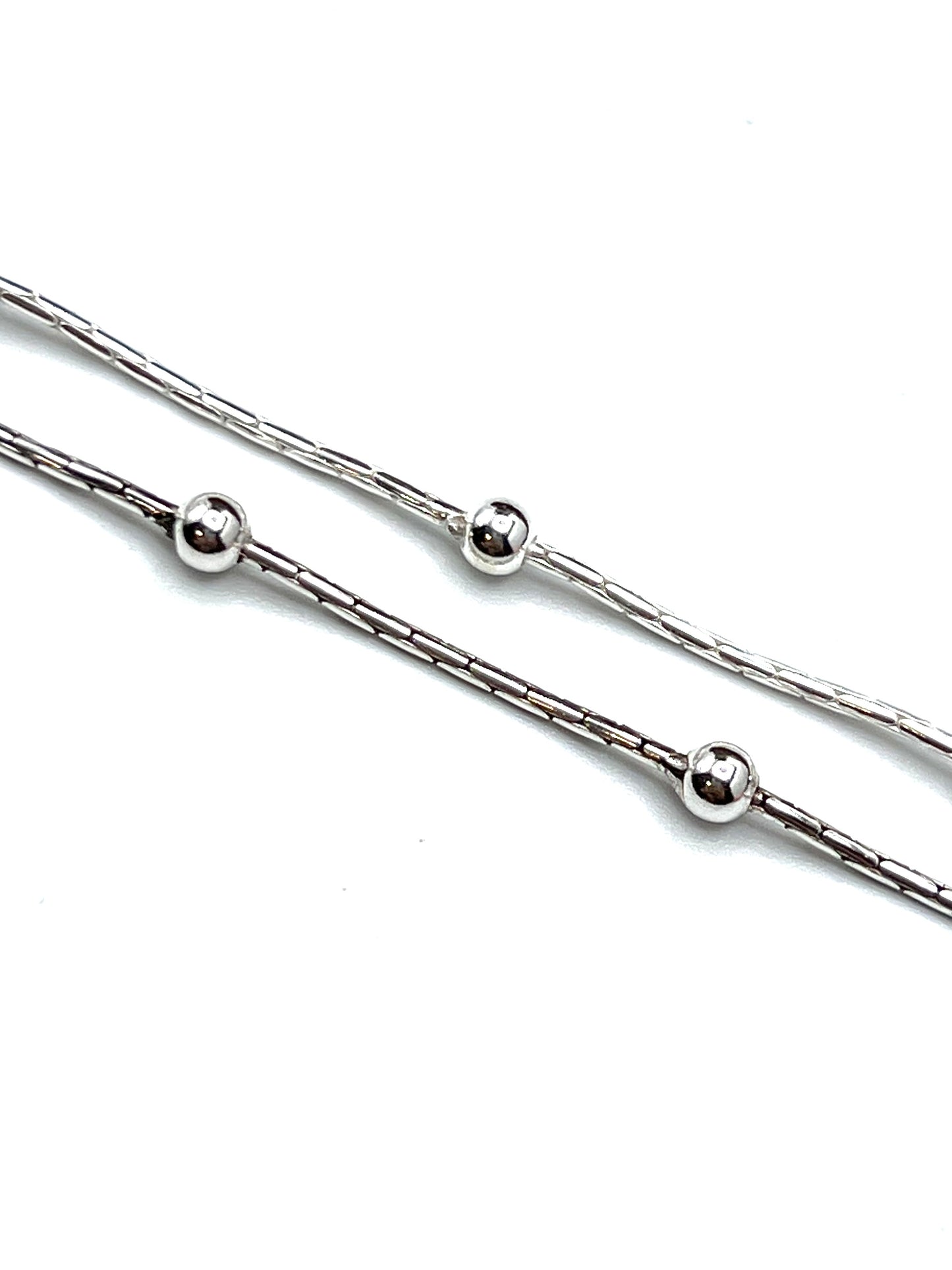 Sterling Silver Thai Ball Chain Anklets