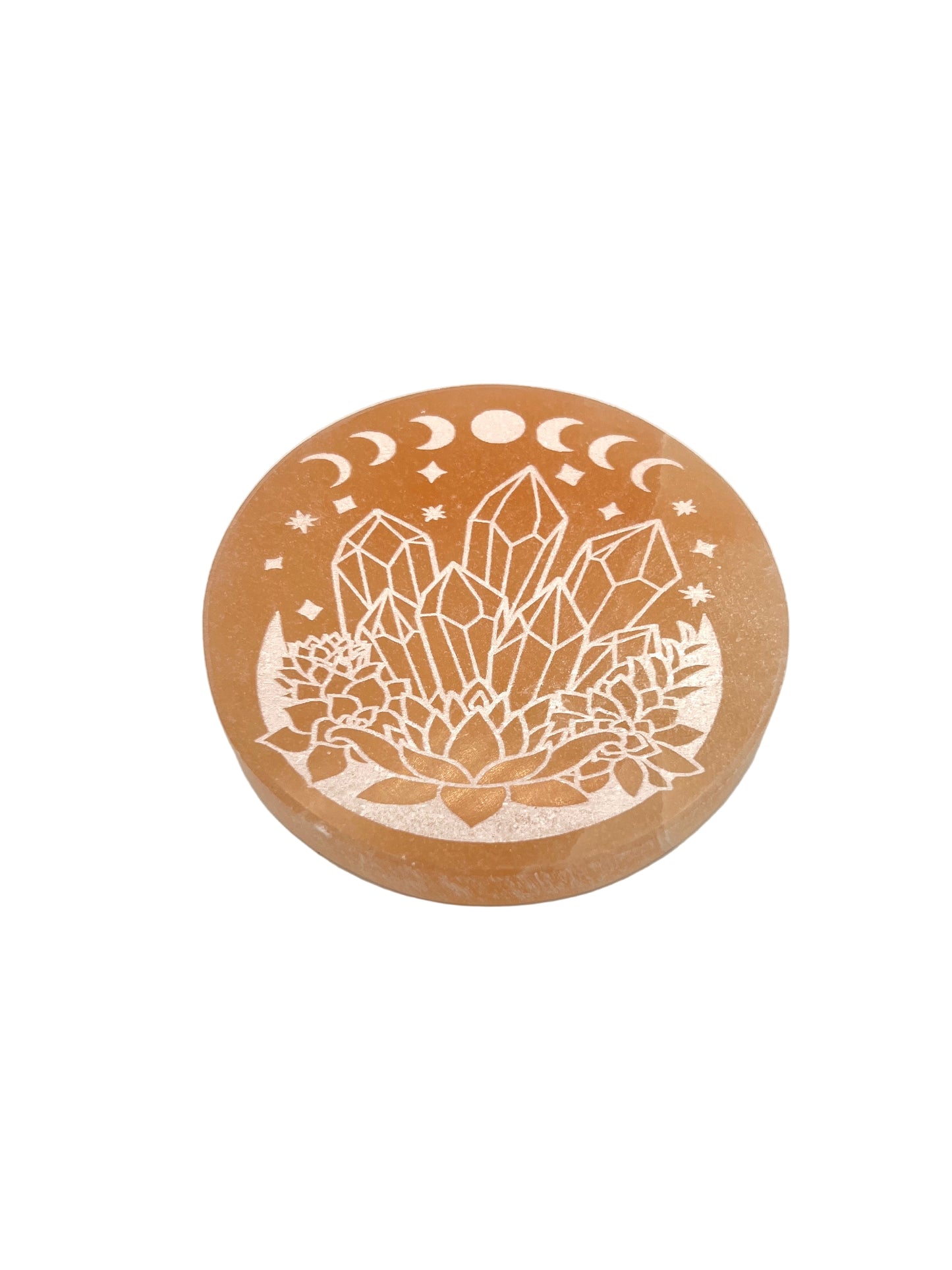 Gemstone Peach Selenite Tiles