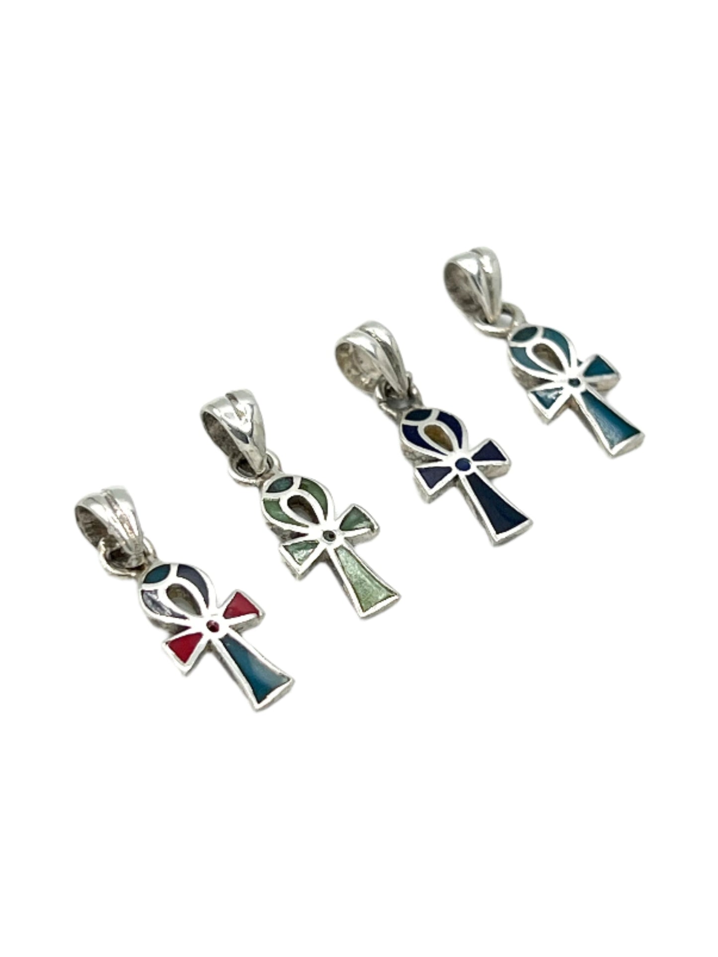 Silver Small Ankh Pendants