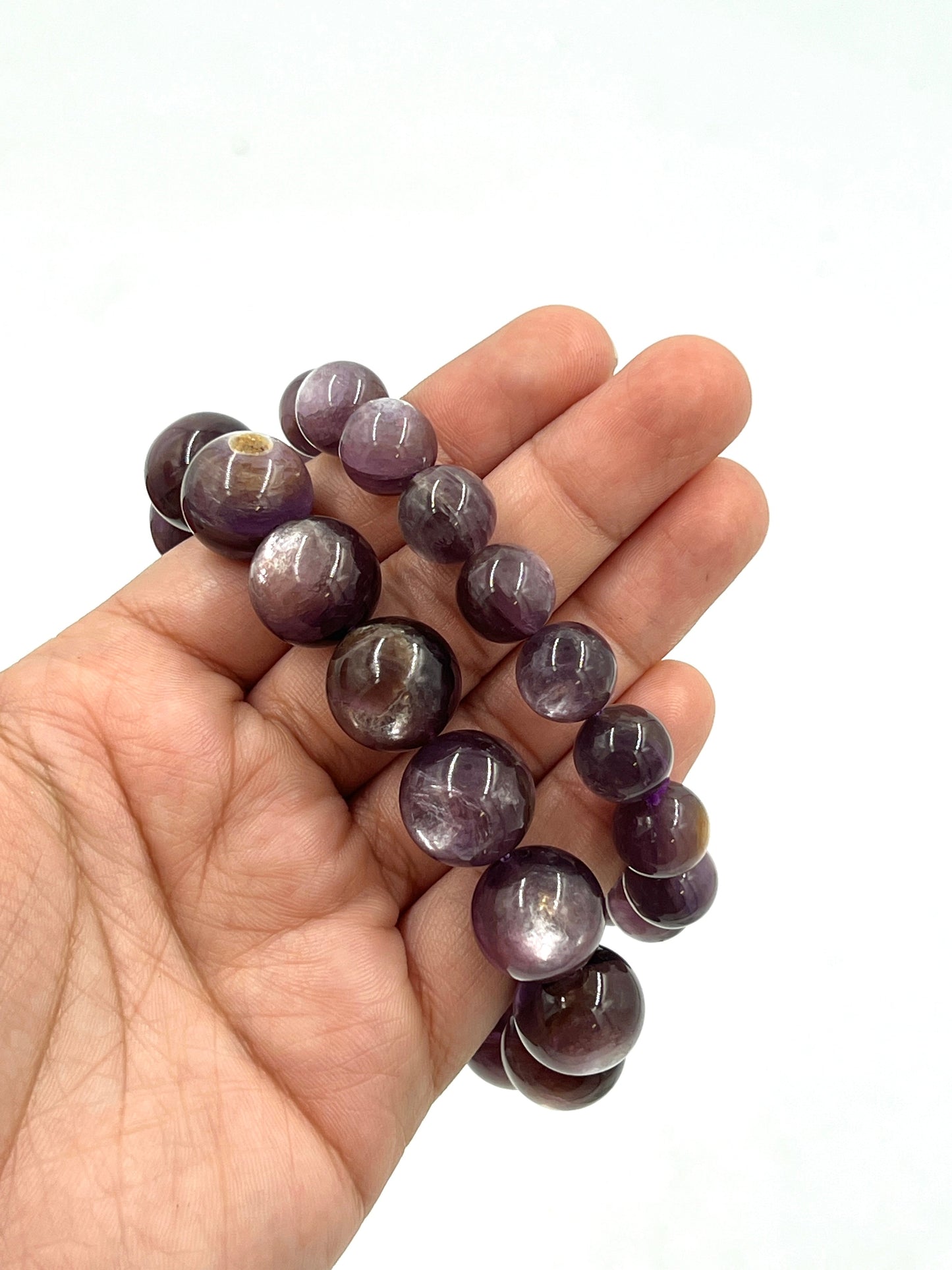 Star Lepidolite Stretchy Bracelets