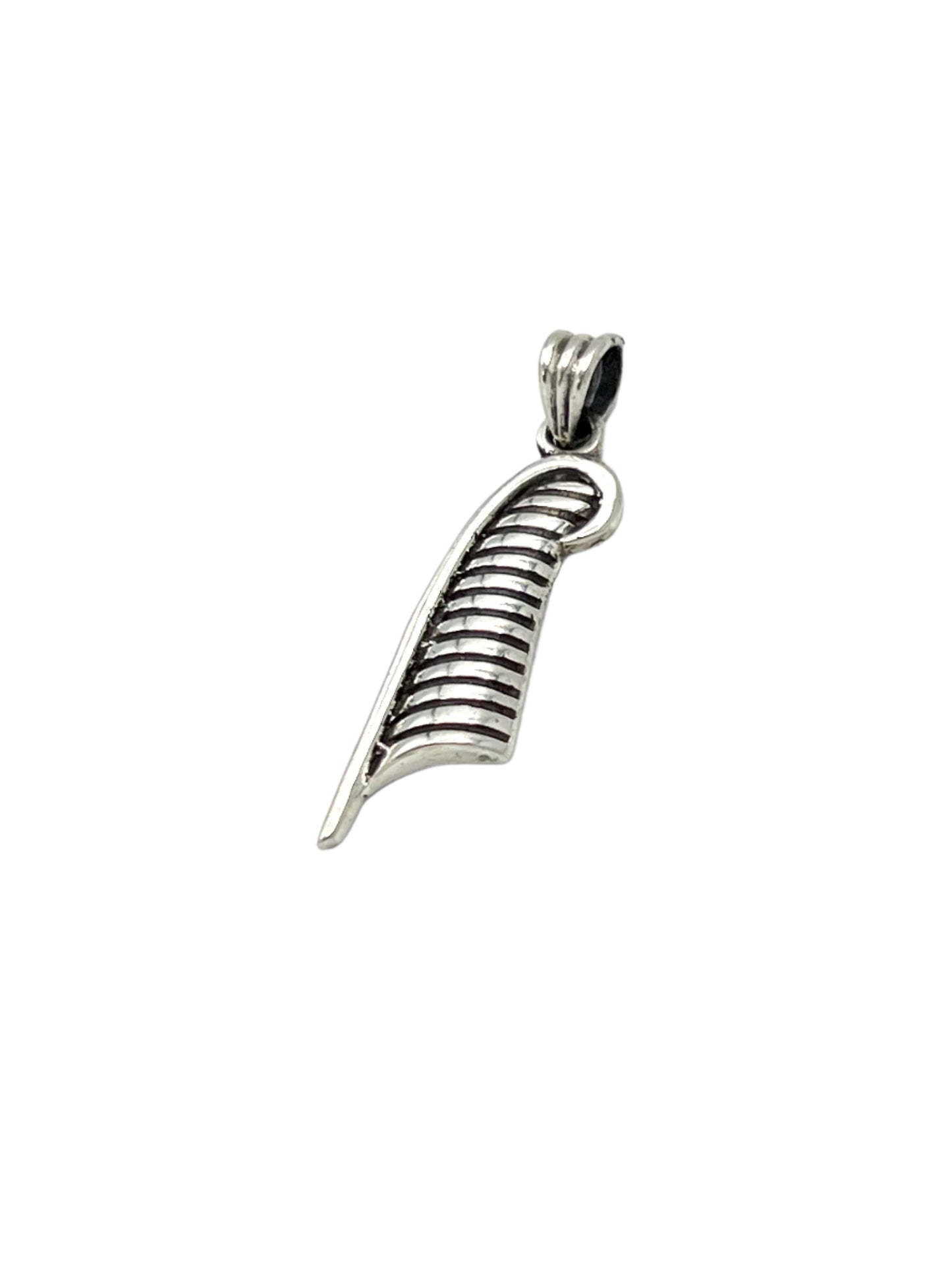 Silver Feather of Truth Pendant