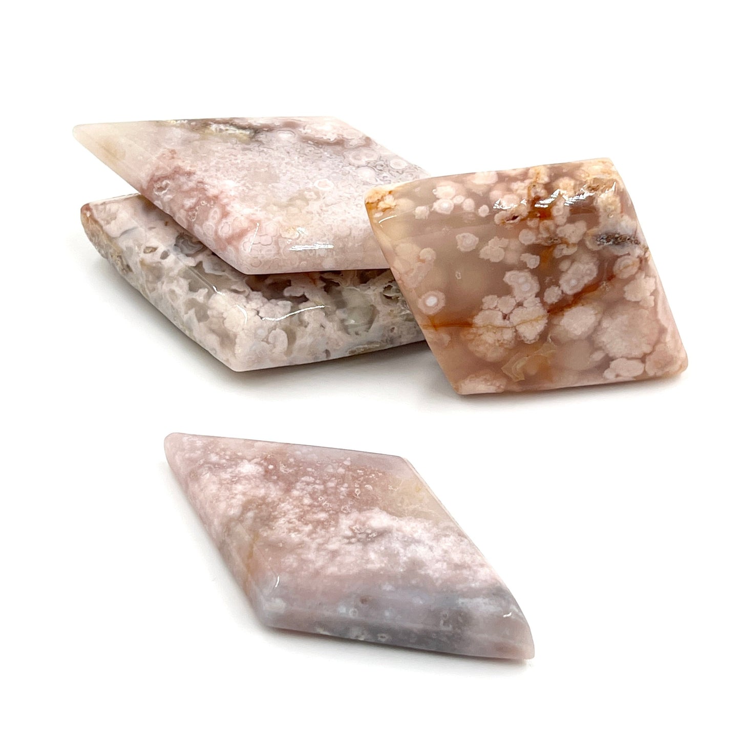 Flower Agate Diamonds