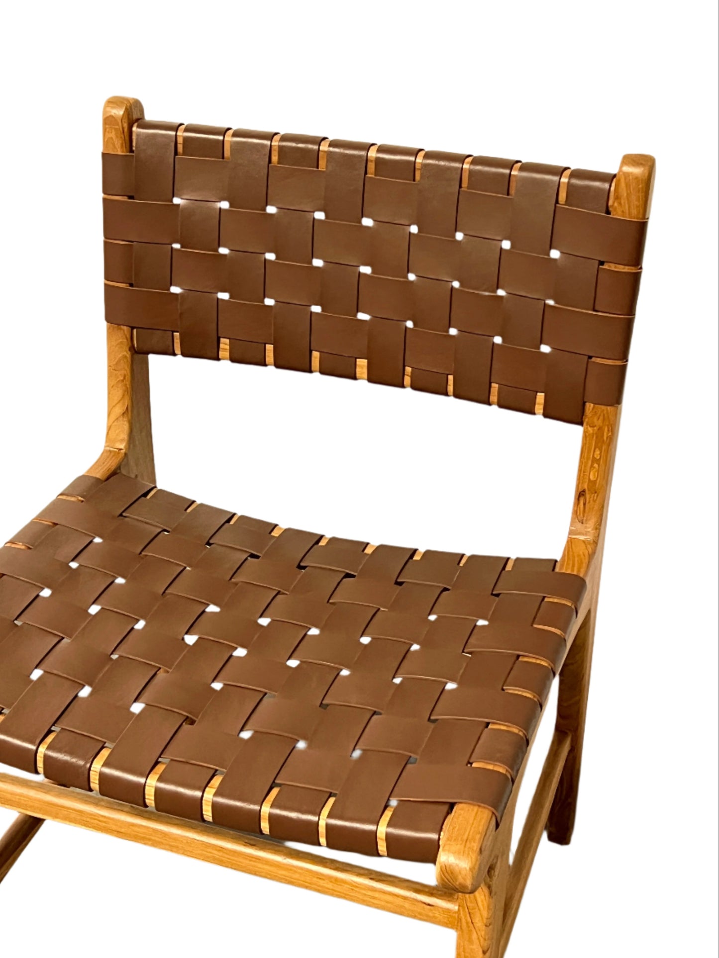 Leather Teakwood Chair